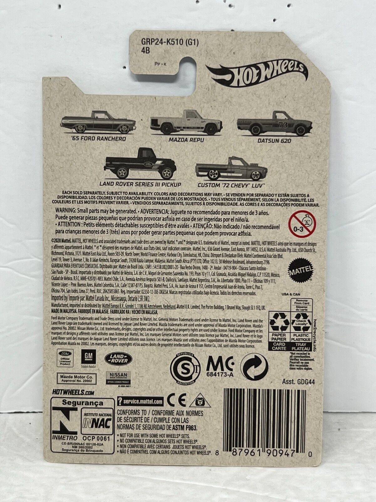 Hot Wheels Pickup Truck Series Mazda Repu Truck 1:64 Diecast V4