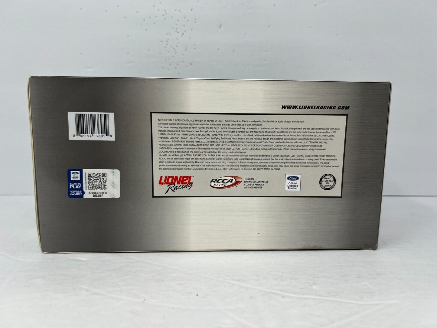 Lionel Racing Nascar #4 Kevin Harvick Busch Light Mustang 1:24 Diecast Chrome (1 of 72)