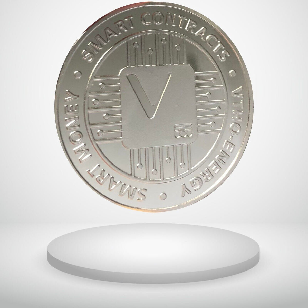 VeChain | VET Physical Crypto Coins Novelty Souvenir Token Gold & Silver Color