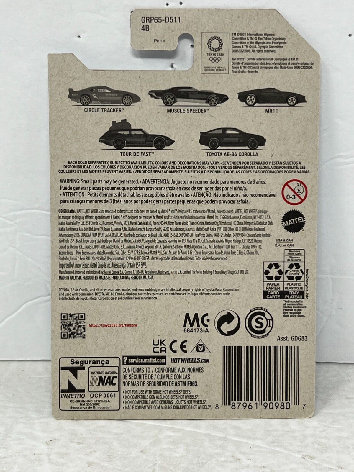 Hot Wheels Tokyo 2020 Muscle Speeder Fantasy Cars 1:64 Diecast