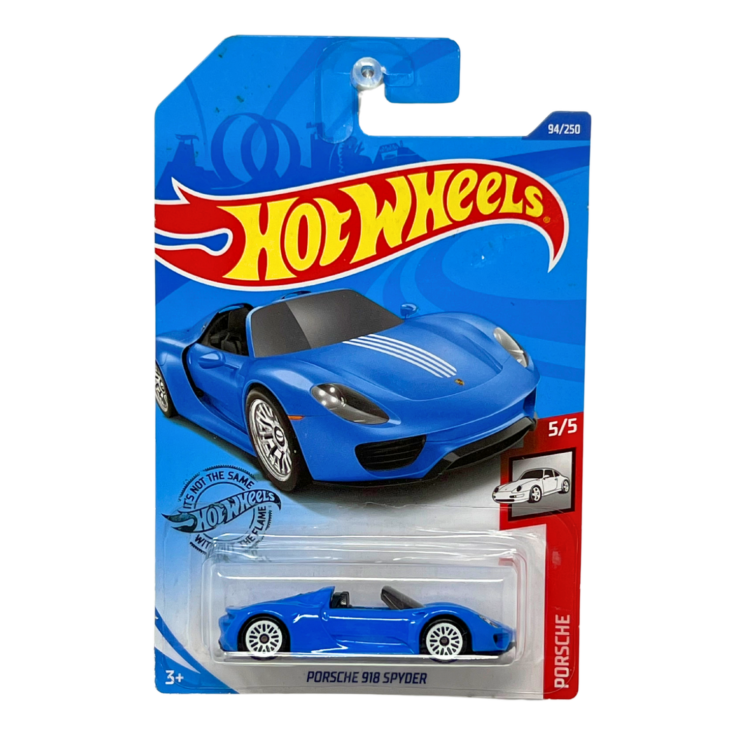 Hot Wheels Porsche 918 Spyder Blue 1:64 Diecast