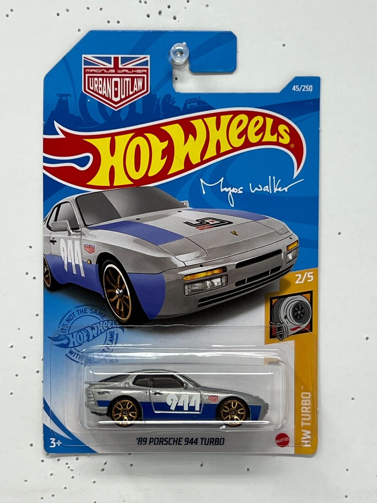 Hot Wheels HW Turbo 1989 Porsche 944 Turbo European Car 1:64 Diecast V4