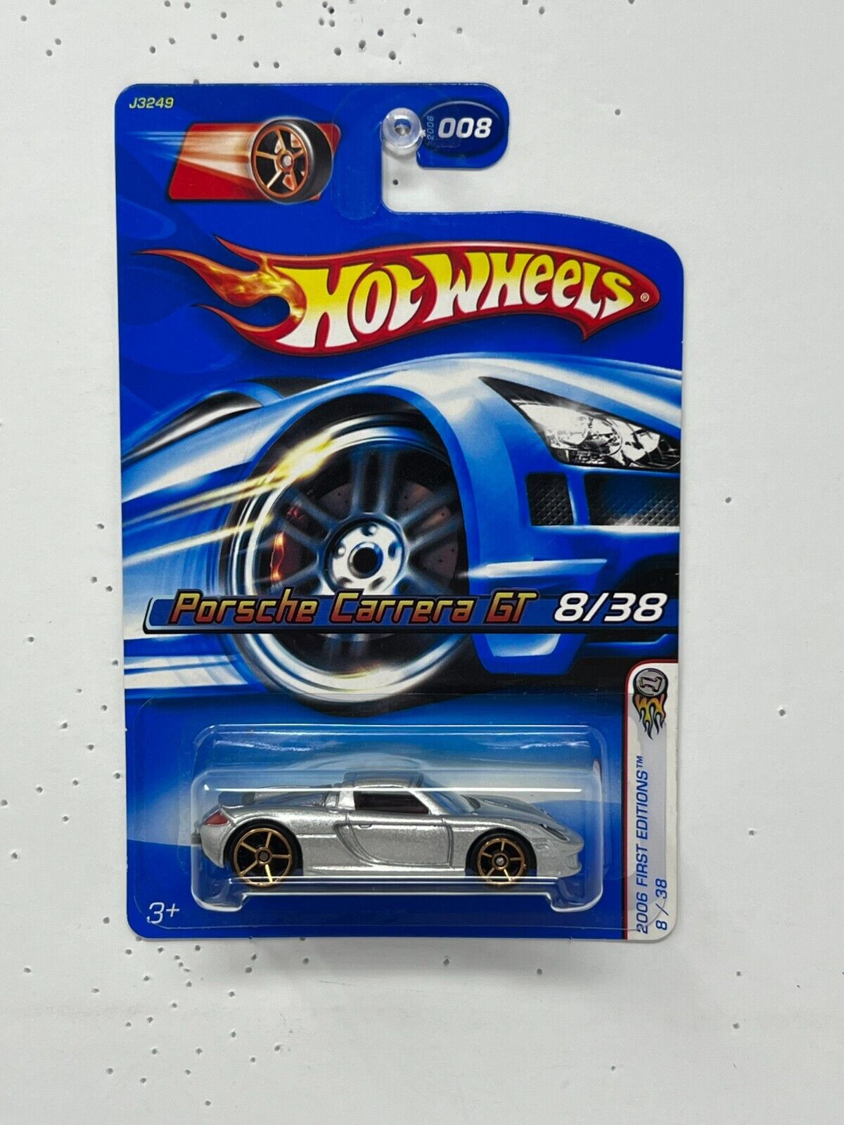 Hot Wheels 2006 First Editions Porsche Carrera GT 1:64 Diecast Silver V4