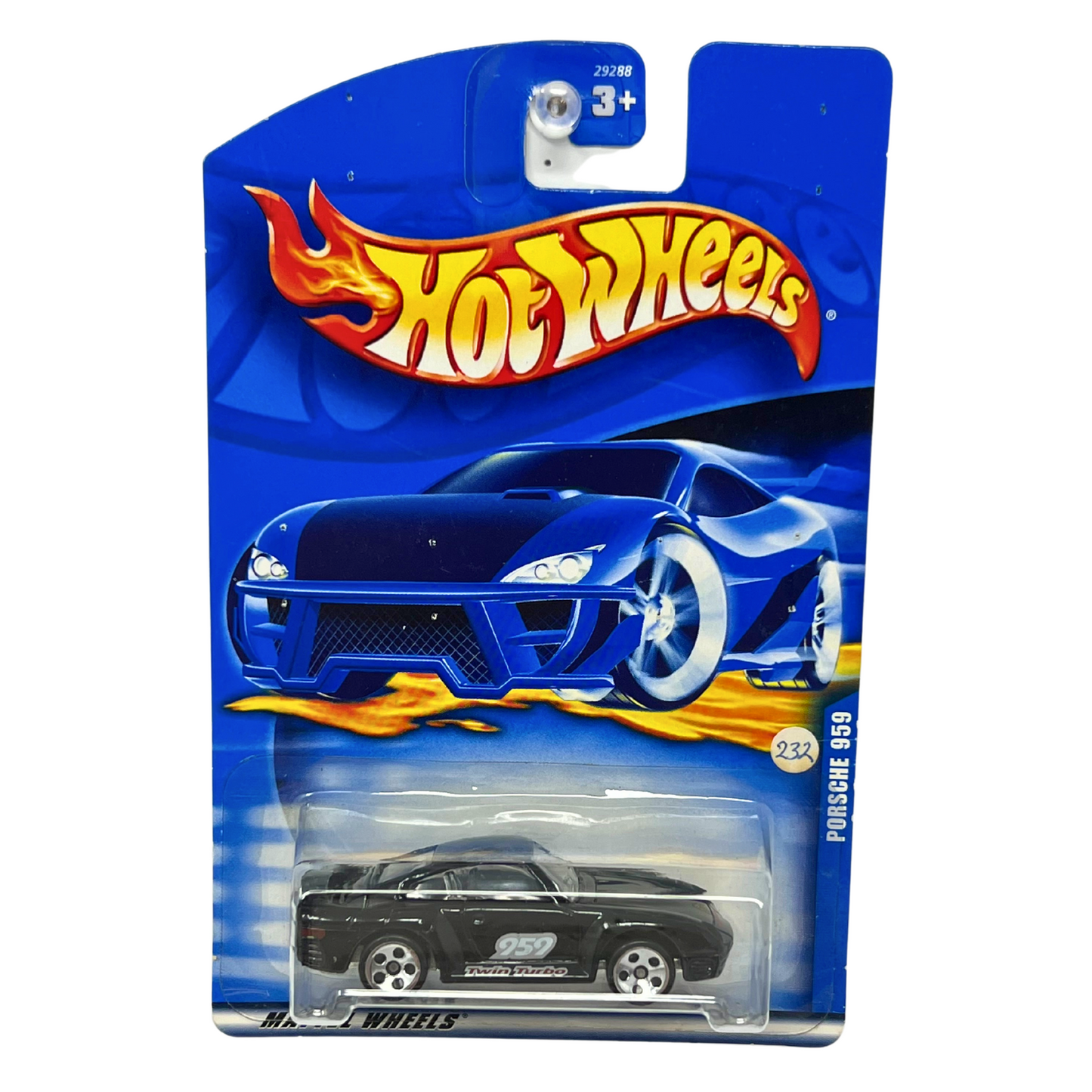 Hot Wheels Porsche 959 European Car 1:64 Diecast Black