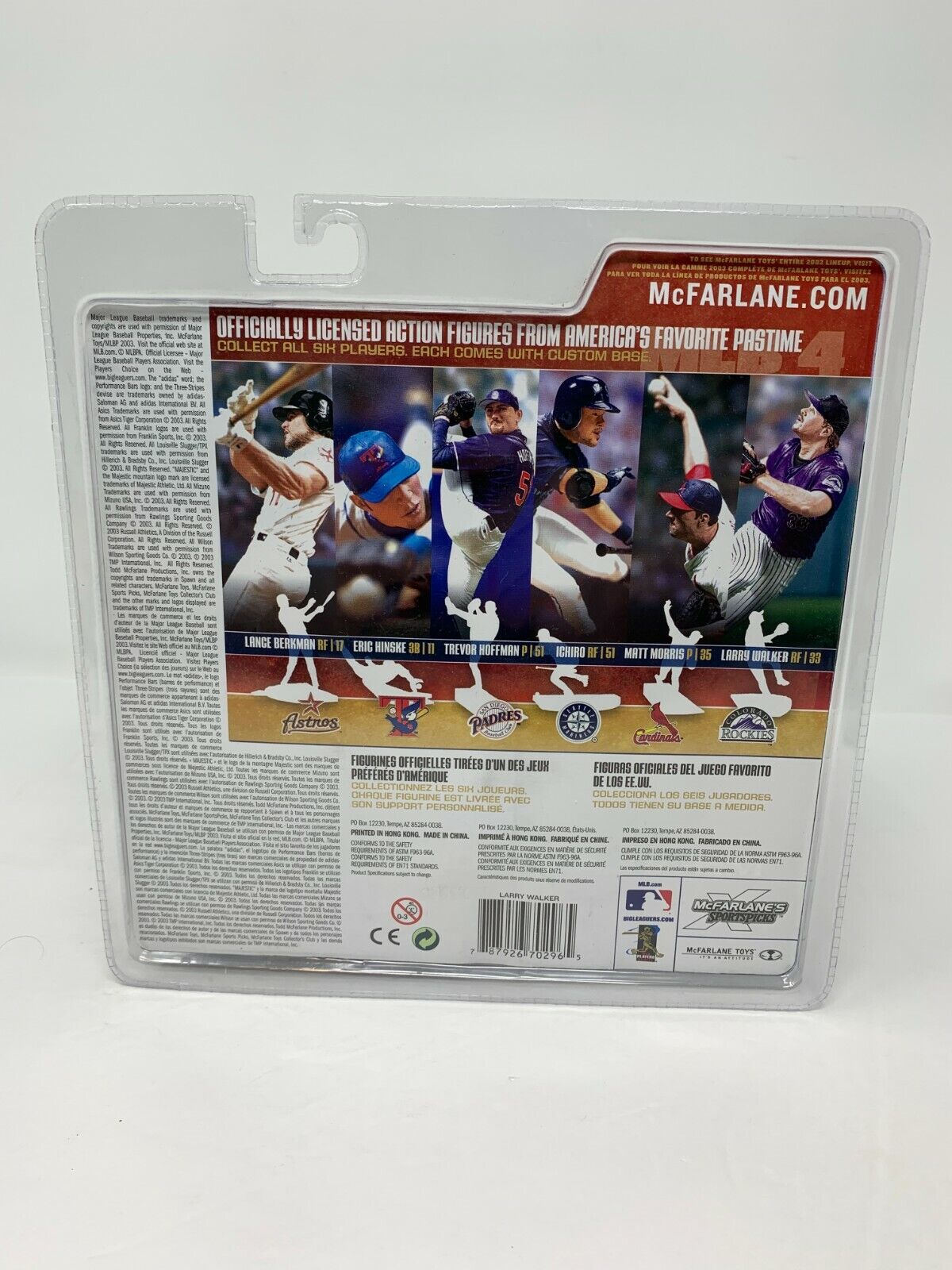 McFarlane MLB Larry Walker Colorado Rockies Series 4 Figurine