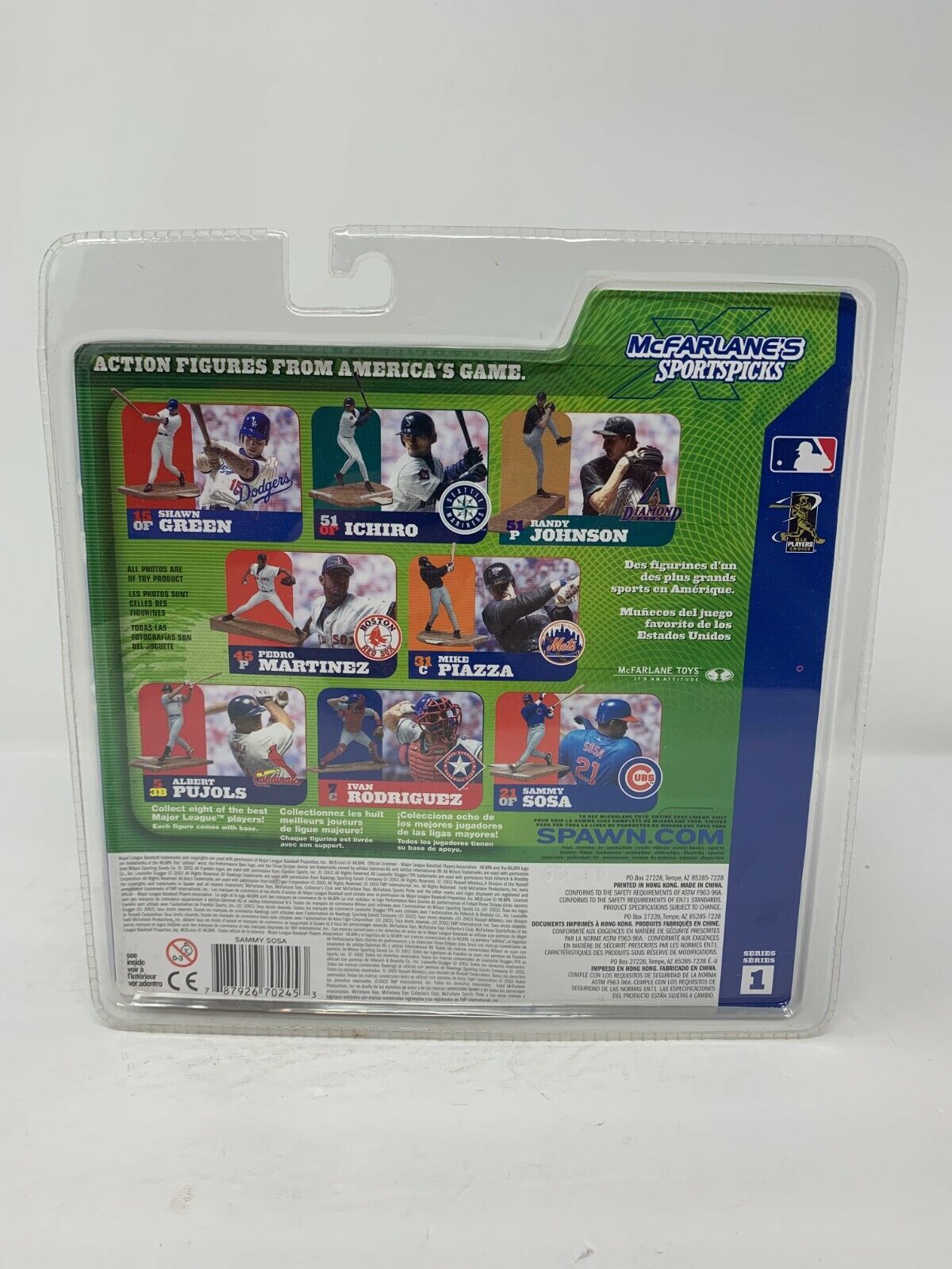 McFarlane MLB Sammy Sosa Chicago (Chase Variant) Gray Jersey Series 1 Figurine