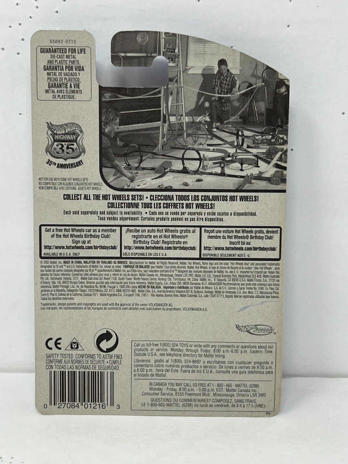 Hot Wheels Volkswagen Baja Bug Collector No. 207 European Car 1:64 Diecast