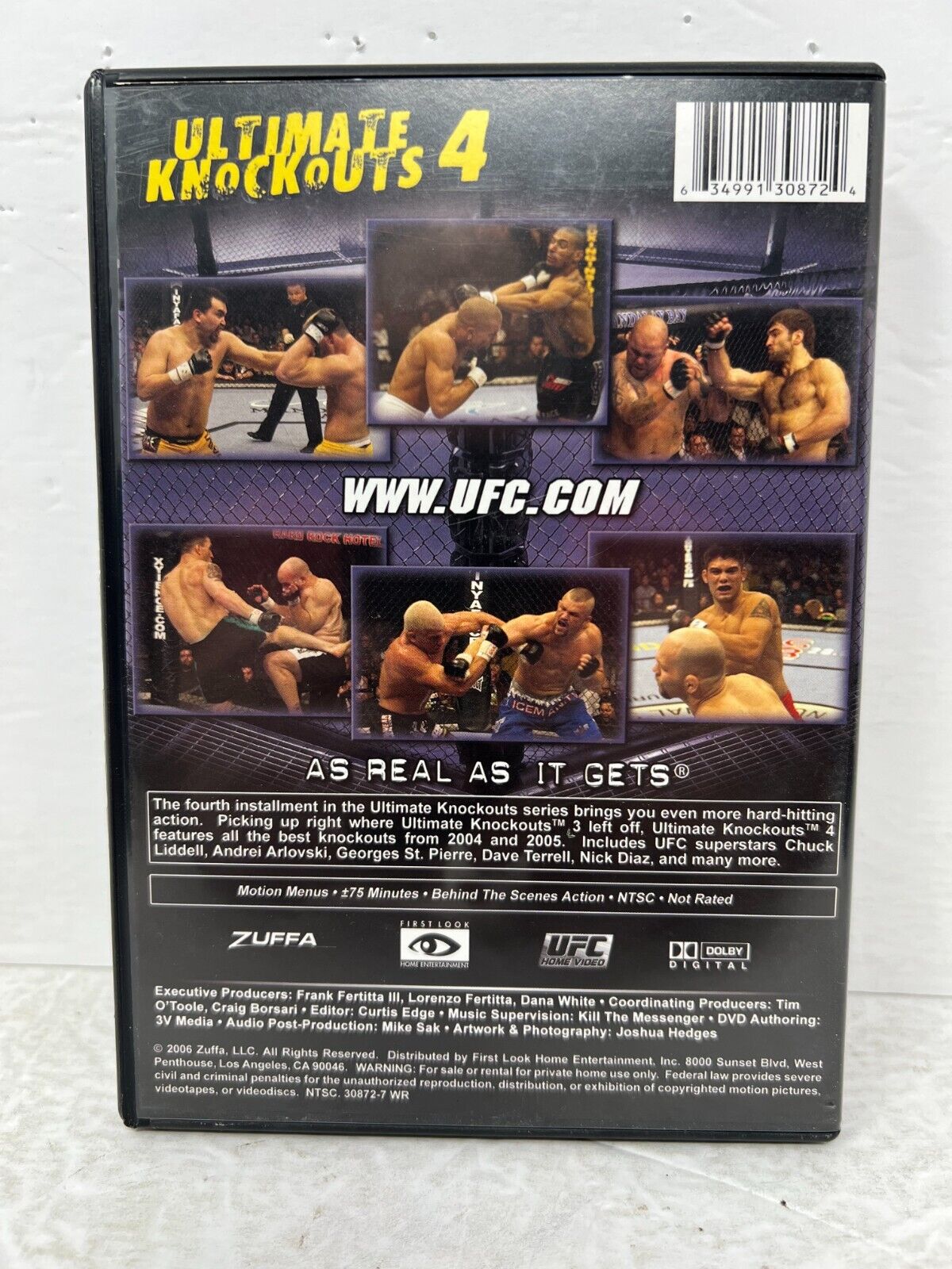 UFC Ultimate Knockouts 4 (DVD) Georges St-Pierre Good Condition!!!