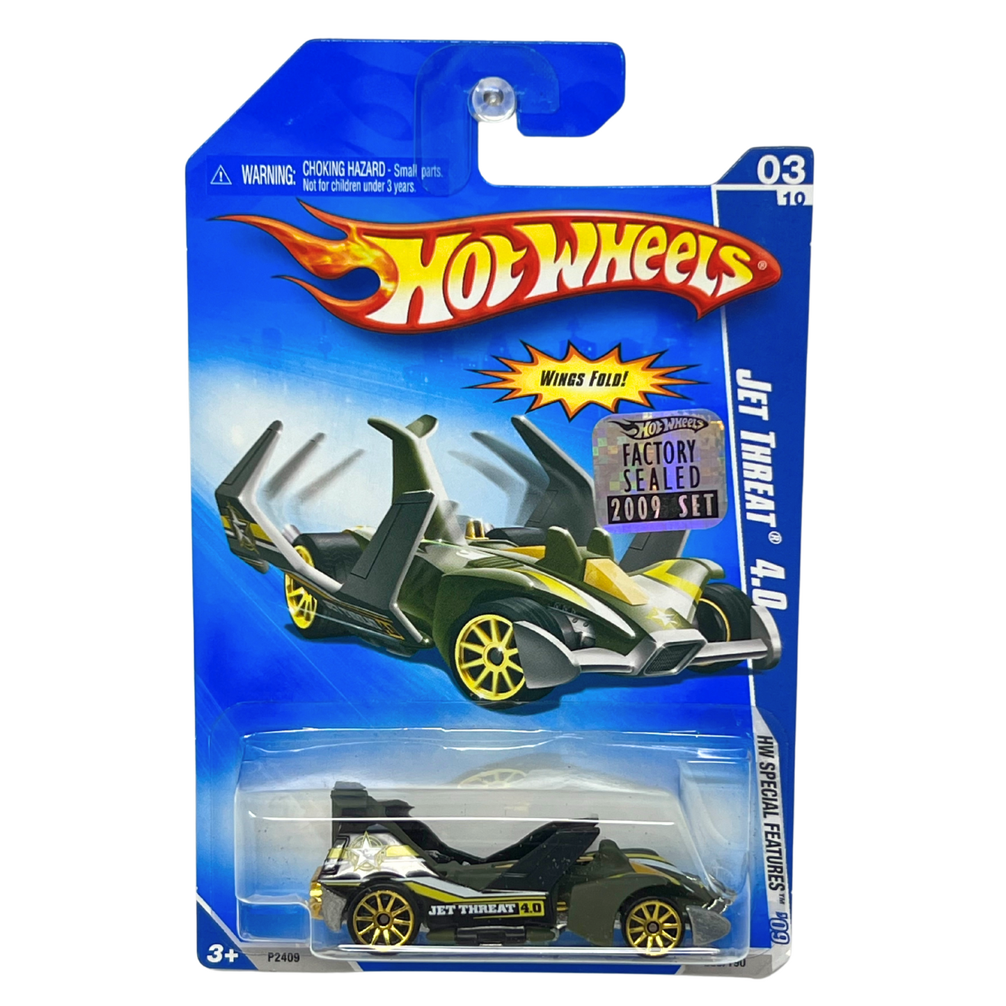 Hot Wheels HW Special Features Jet Threat 4.0 Fantasy Cars 1:64 Diecast Factory Sealed