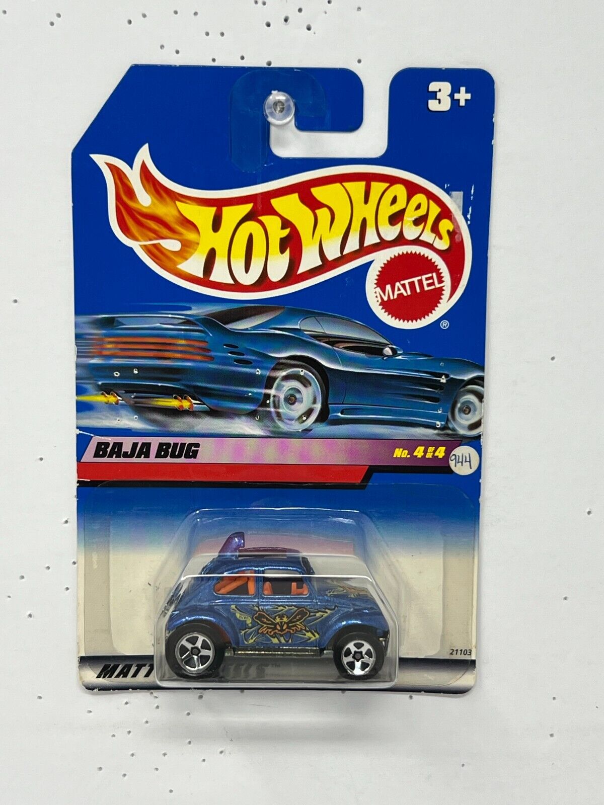 Hot Wheels Buggin' Out Series Volkswagen Baja Bug #944 European Car 1:64 Diecast