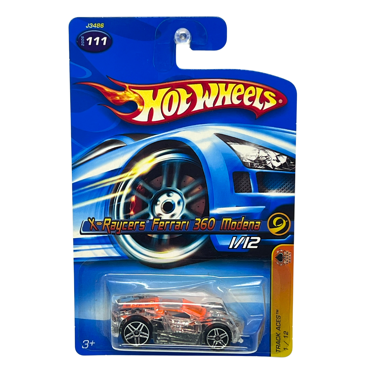 Hot Wheels Track Aces X-Raycers Ferrari 360 Modena European Car 1:64 Diecast