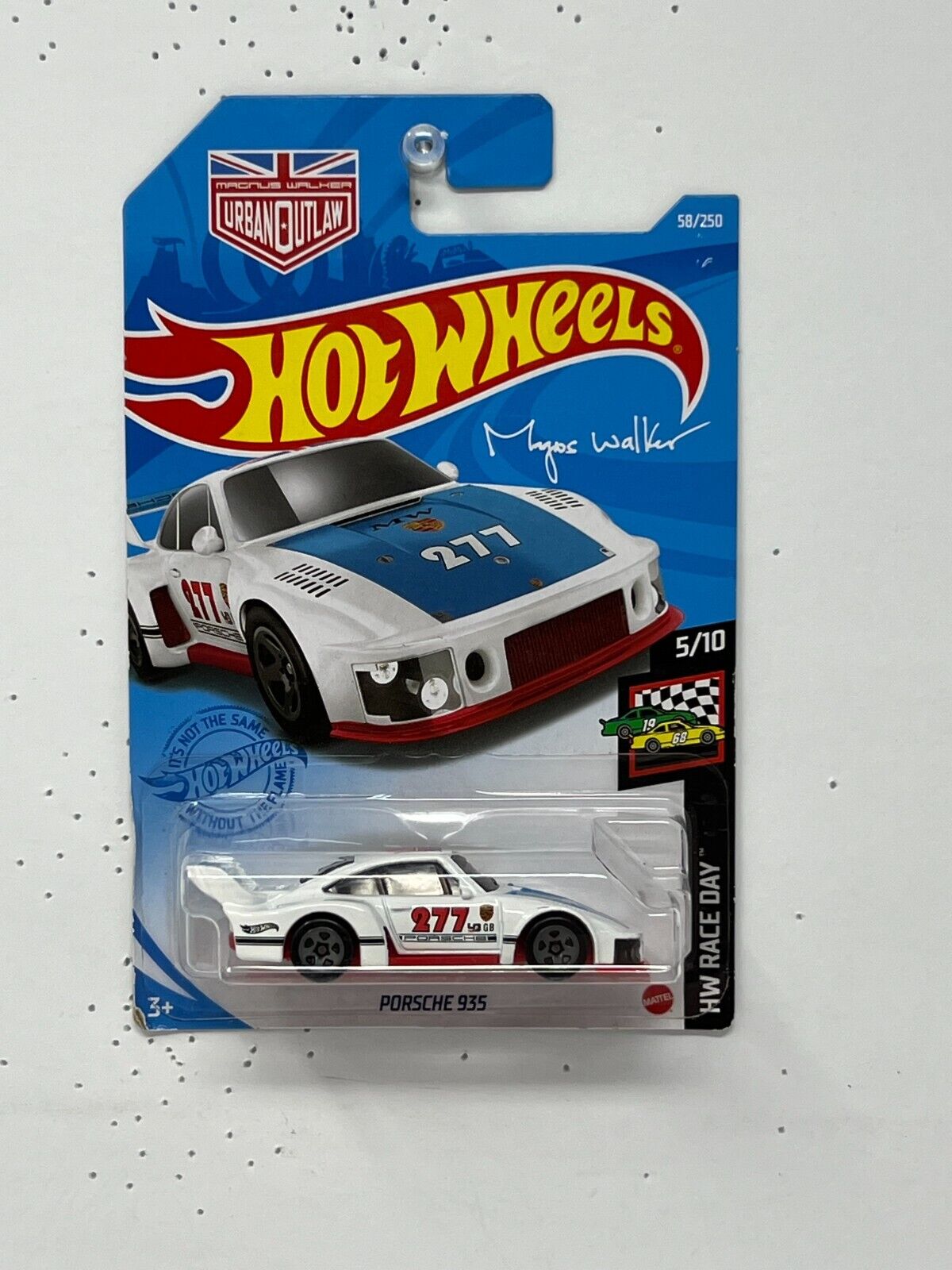 Hot Wheels HW Race Day Porsche 935 White European Car 1:64 Diecast V2