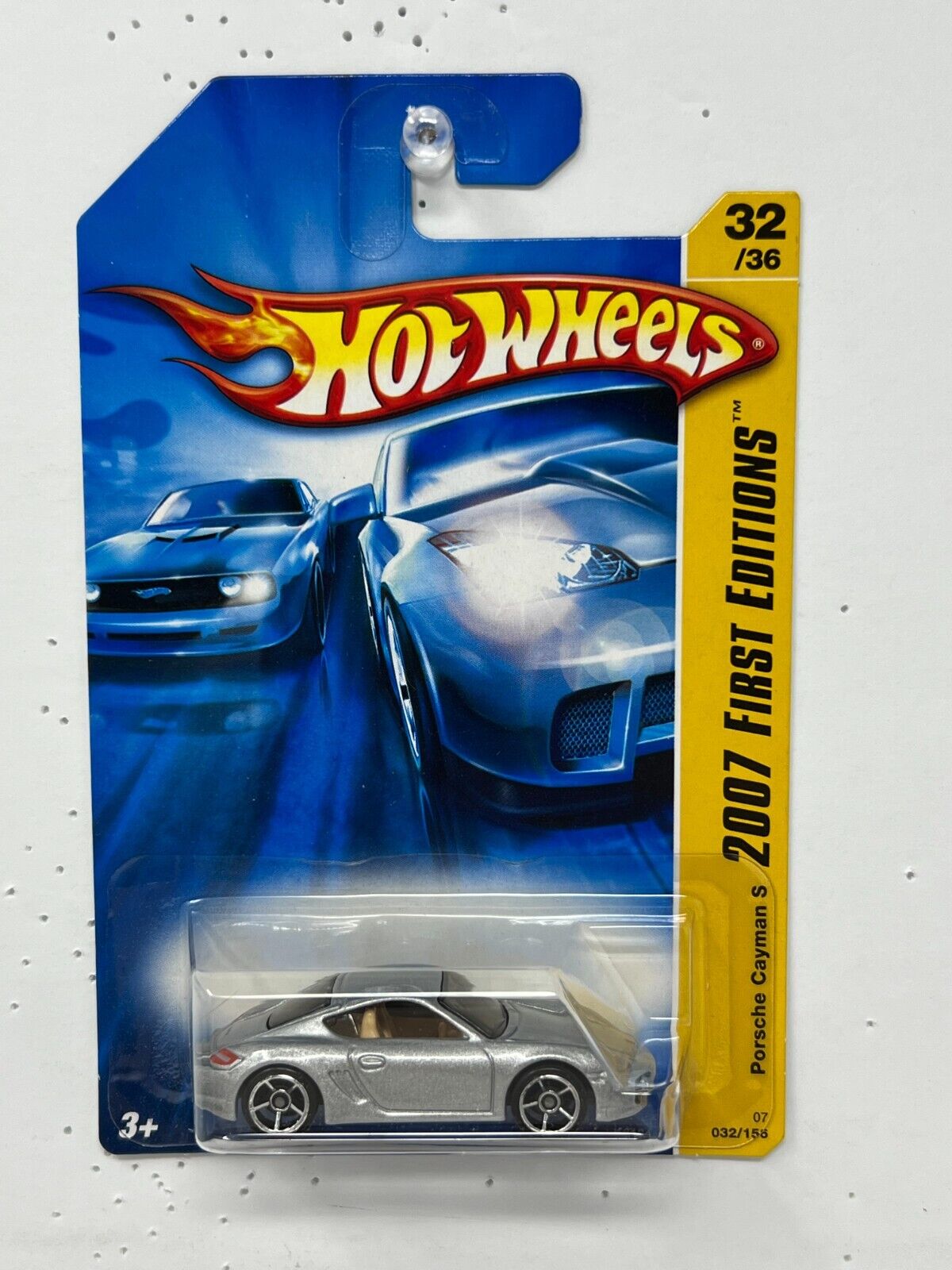 Hot Wheels 2007 New Models Porsche Cayman S European Car 1:64 Diecast Silver V2