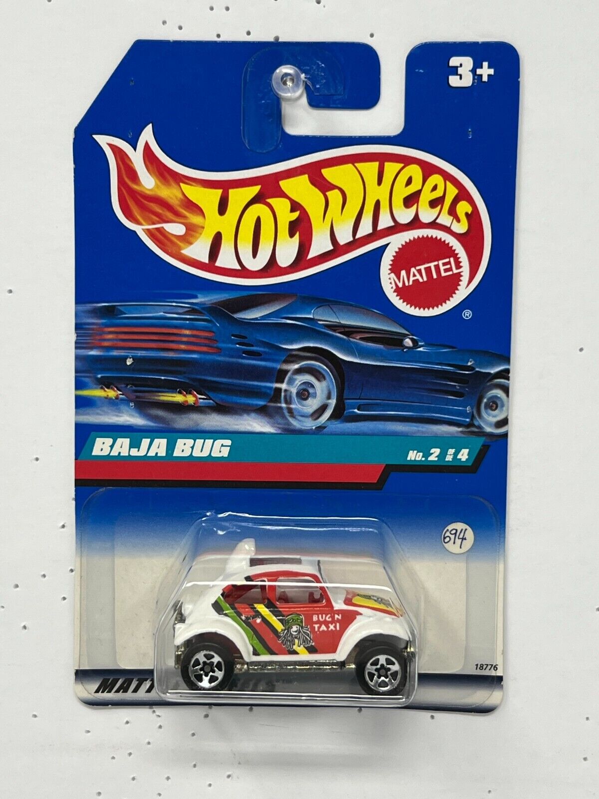 Hot Wheels Tropicool Series Volkswagen Baja Bug #694 European Car 1:64 Diecast