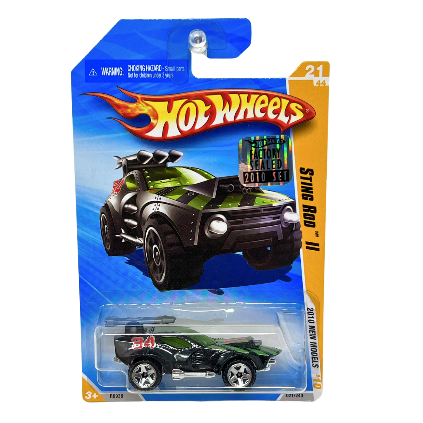 Hot Wheels 2010 New Models Sting Rod II Fantasy Cars 1:64 Diecast Factory Sealed