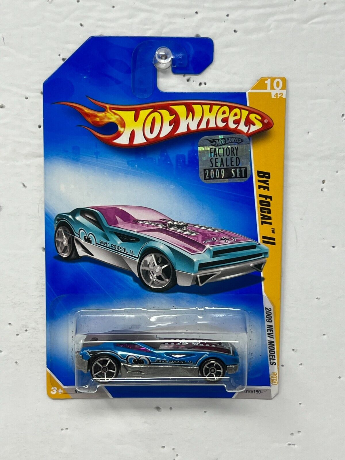Hot Wheels 2009 New Models Bye Focal II Fantasy Cars 1:64 Diecast Factory Sealed