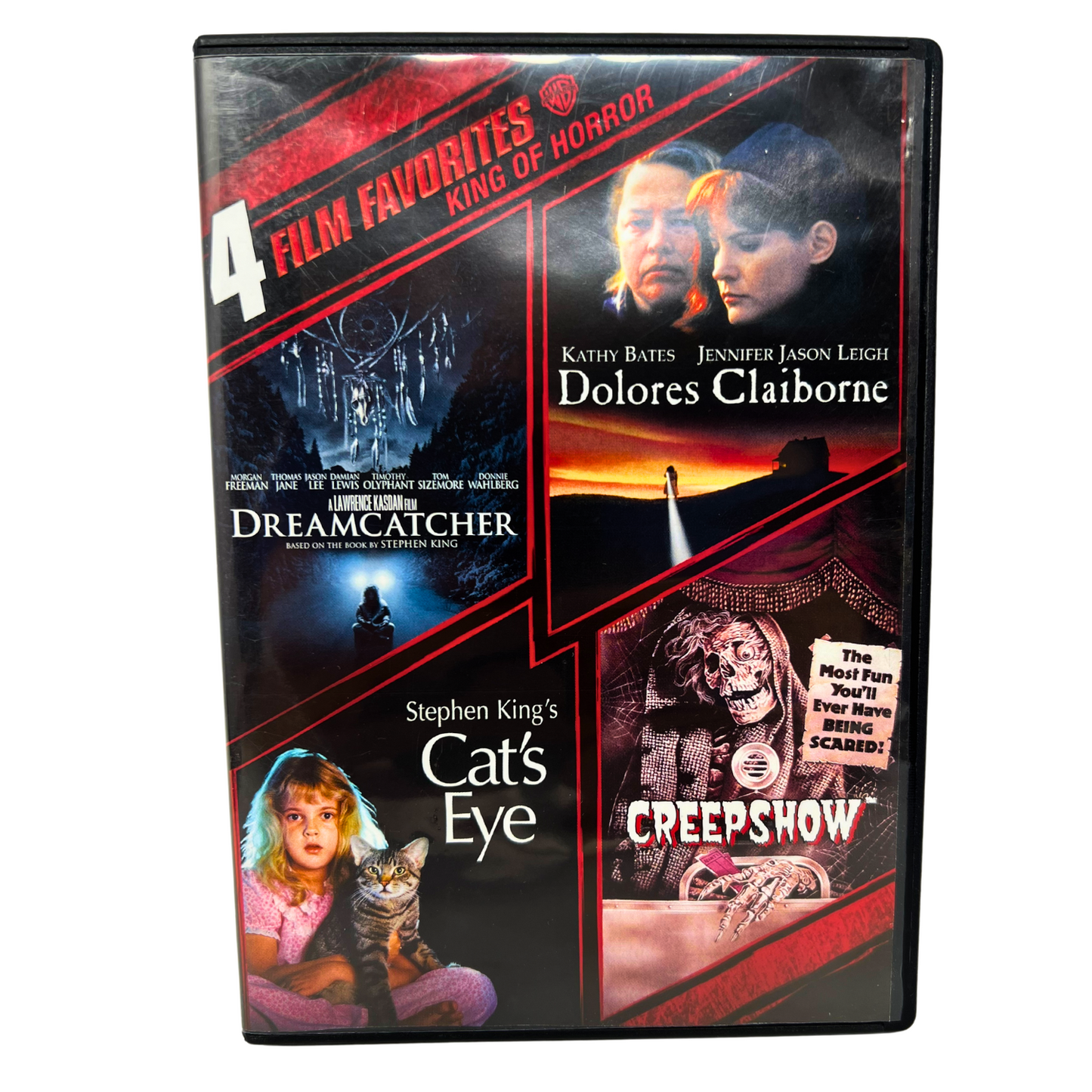 King of Horror: 4 Film Favorites (DVD) Horror Stephen King Good Condition!!!