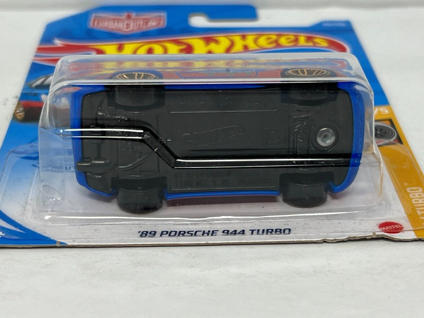 Hot Wheels HW Turbo 1989 Porsche 944 Turbo European Car 1:64 Diecast Blue V4