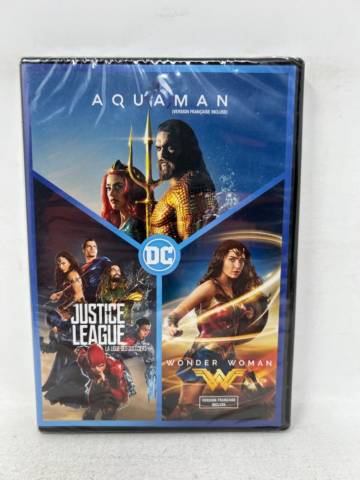 Justice League & Aqua Man & Wonder Woman (DVD) DC Collection Good Condition!!!