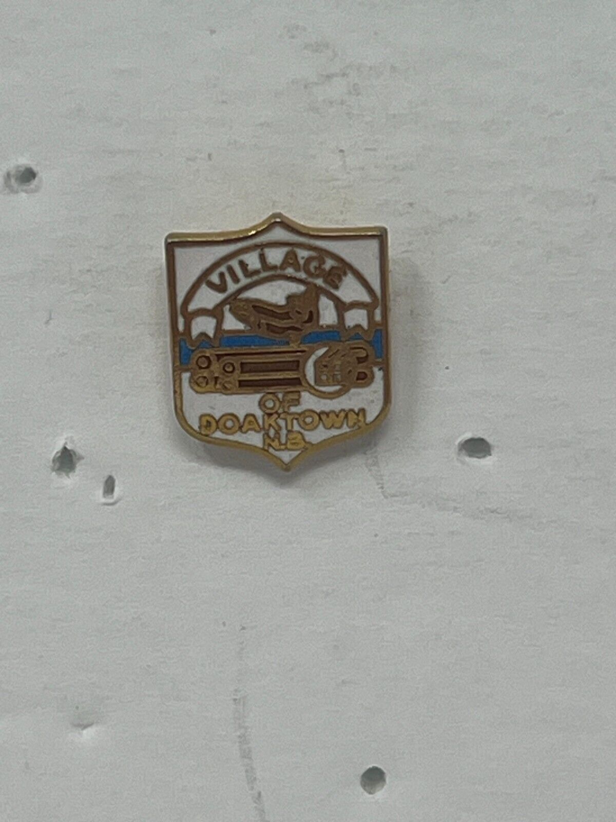 Village of Doaktown New Brunswick Souvenir Cities & States Lapel Pin SP3