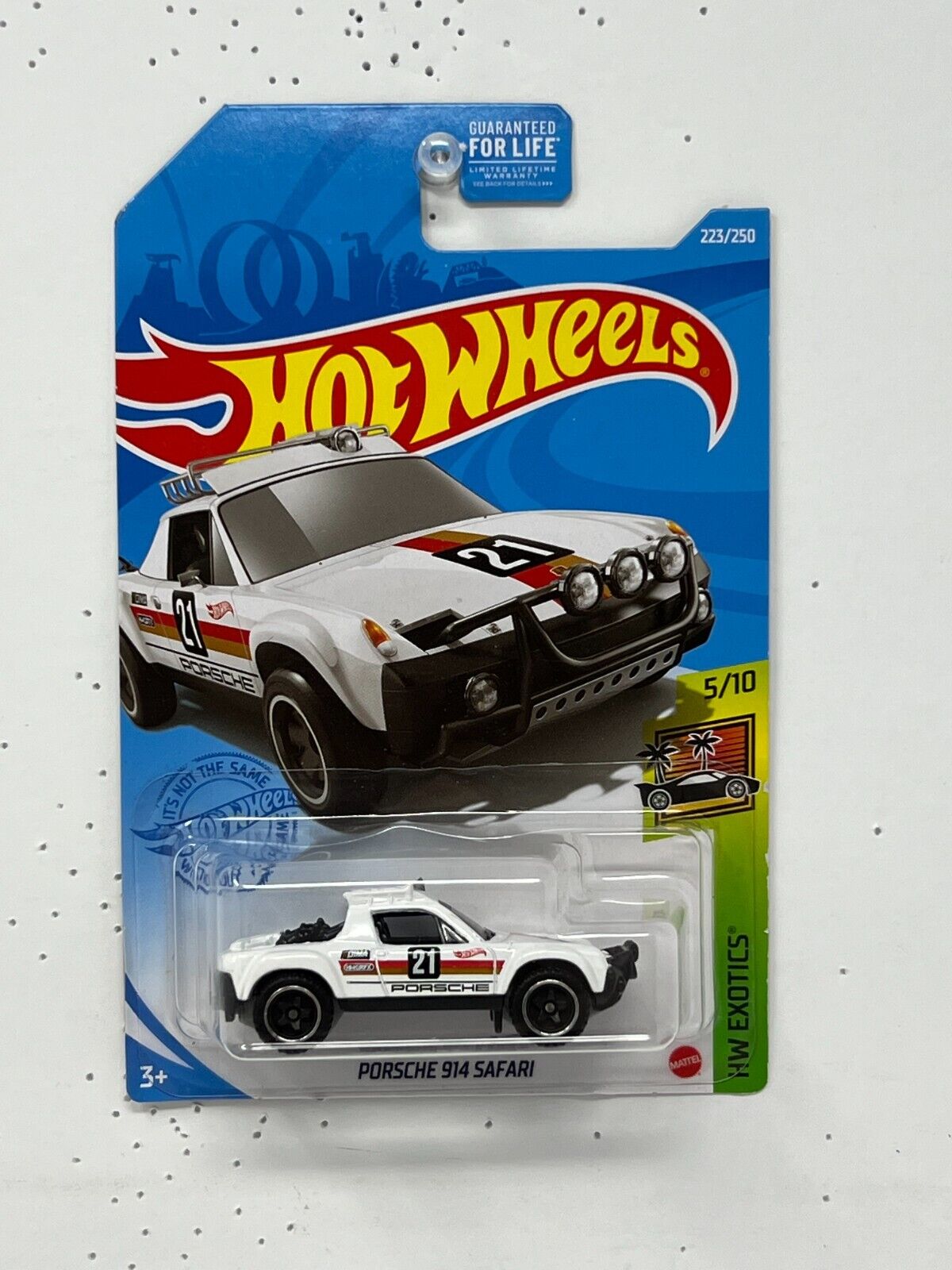Hot Wheels HW Exotics Porsche 914 Safari White European Car 1:64 Diecast V2