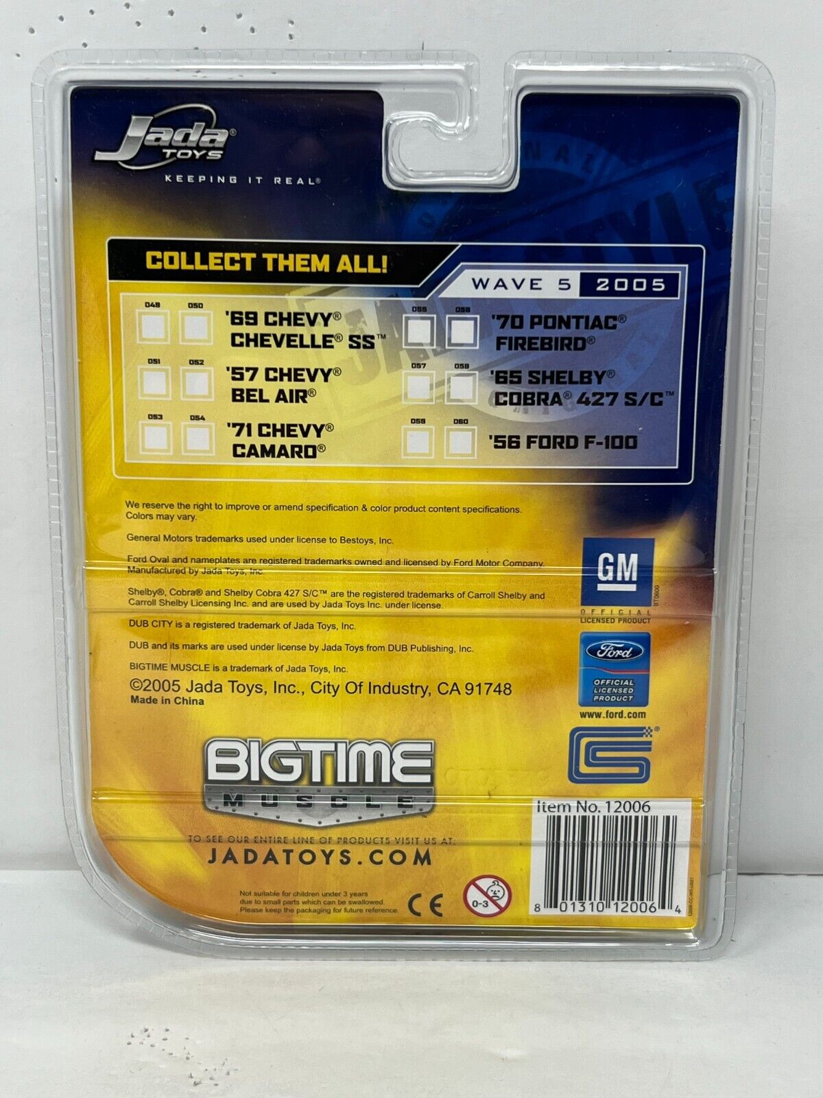 Jada Dub City Bigtime Muscle 1957 Chevy Bel Air 1:64 Diecast