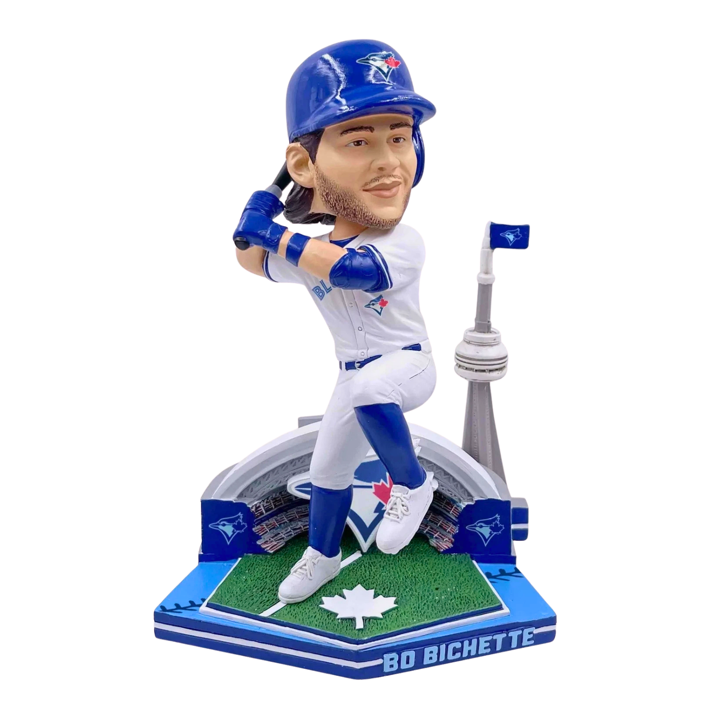 FOCO MLB Toronto Blue Jays Bo Bichette "Stadium Facade" Bobblehead
