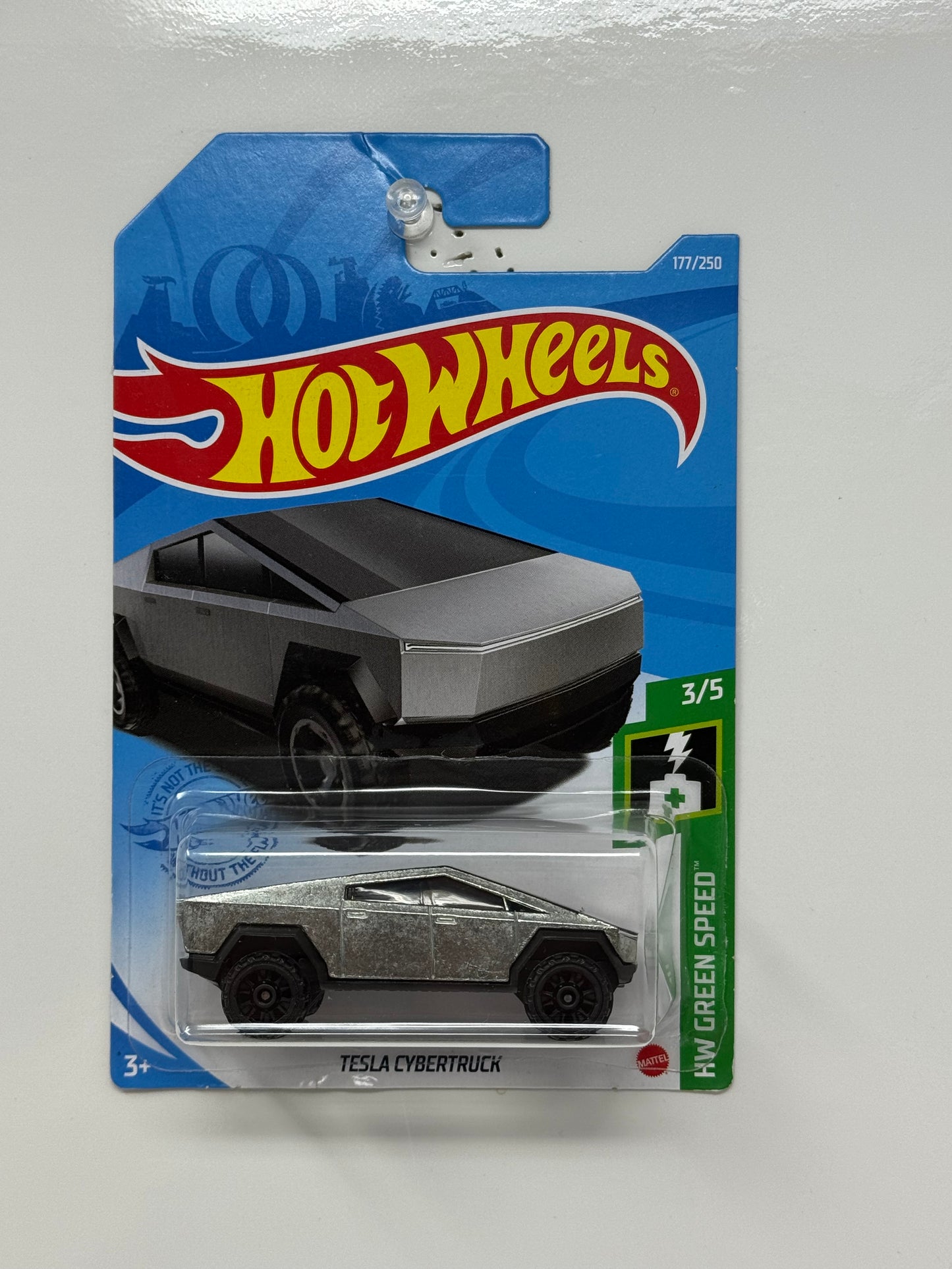 Hot Wheels HW Green Speed Tesla Cybertruck European Car 1:64 Diecast