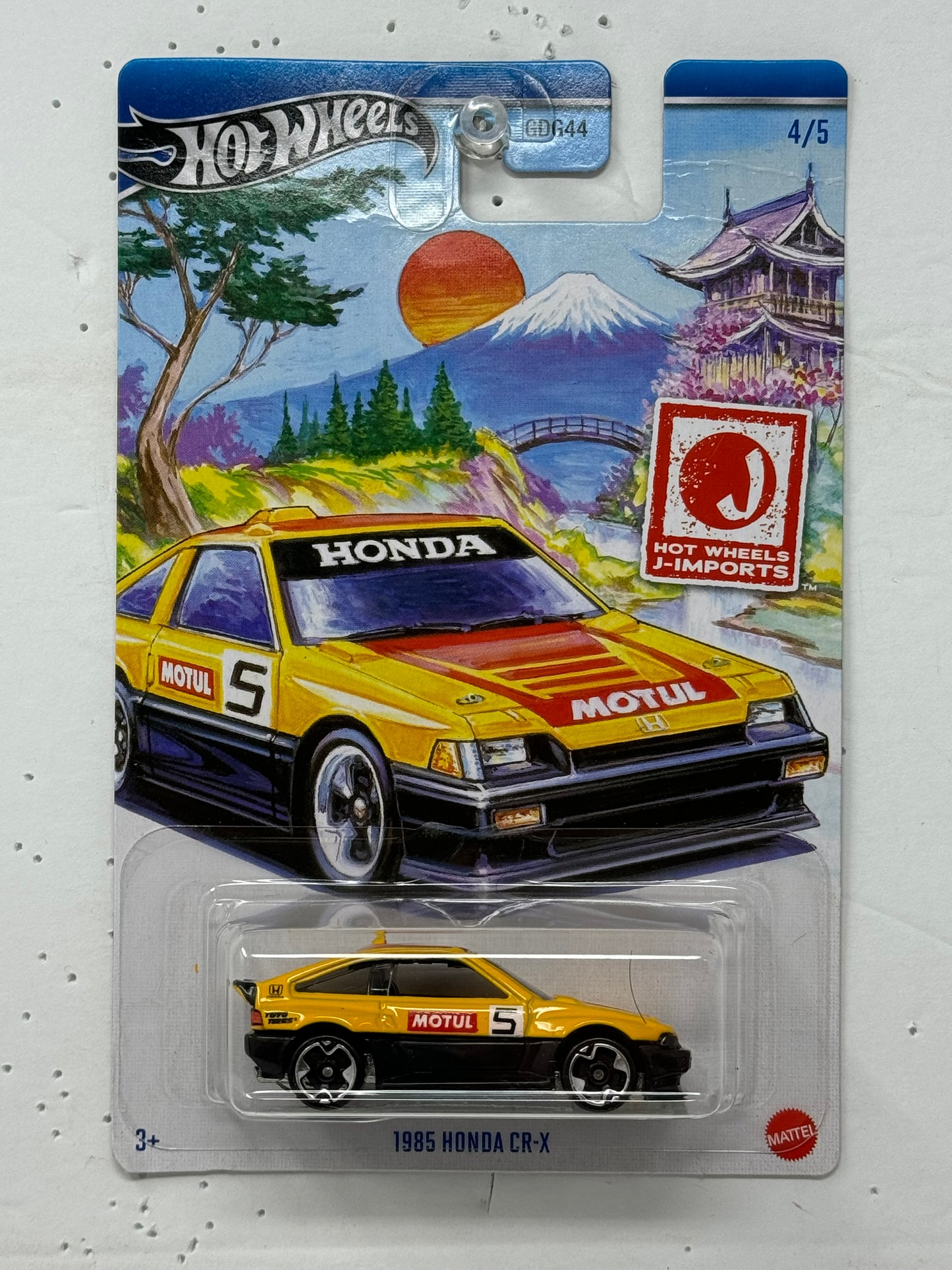 Hot Wheels J-Imports 1985 Honda CR-X JDM 1:64 Diecast