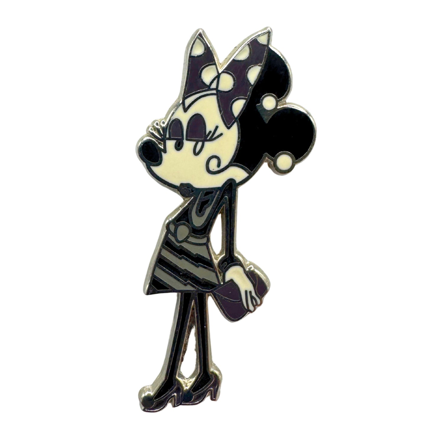 DLP Disney Minnie Mouse Paris Fashion Minnie in Striped Skirt Trading Pin DC2S2