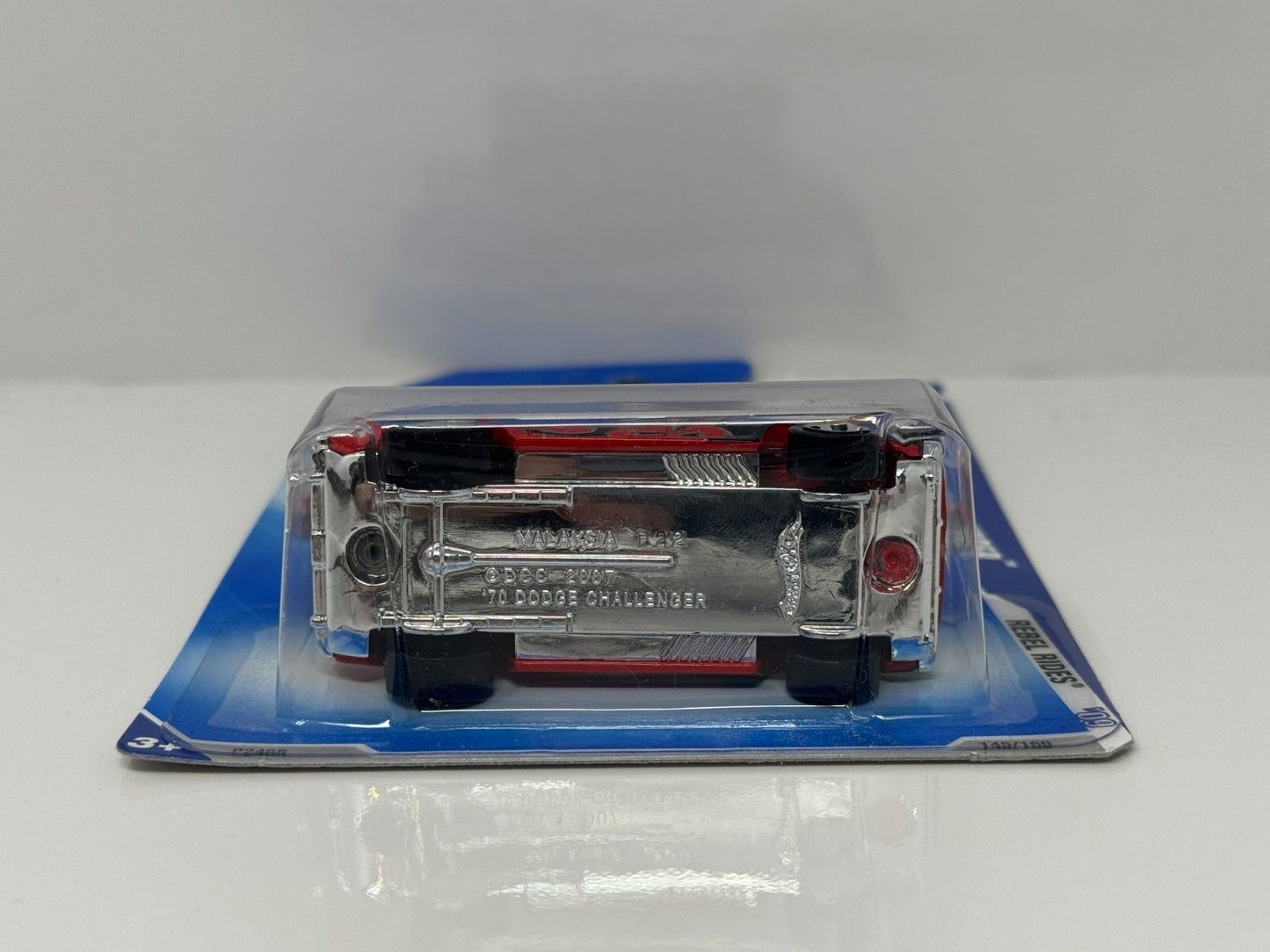 Hot Wheels Rebel Rides Dixie Challenger 1:64 Diecast Red Flames