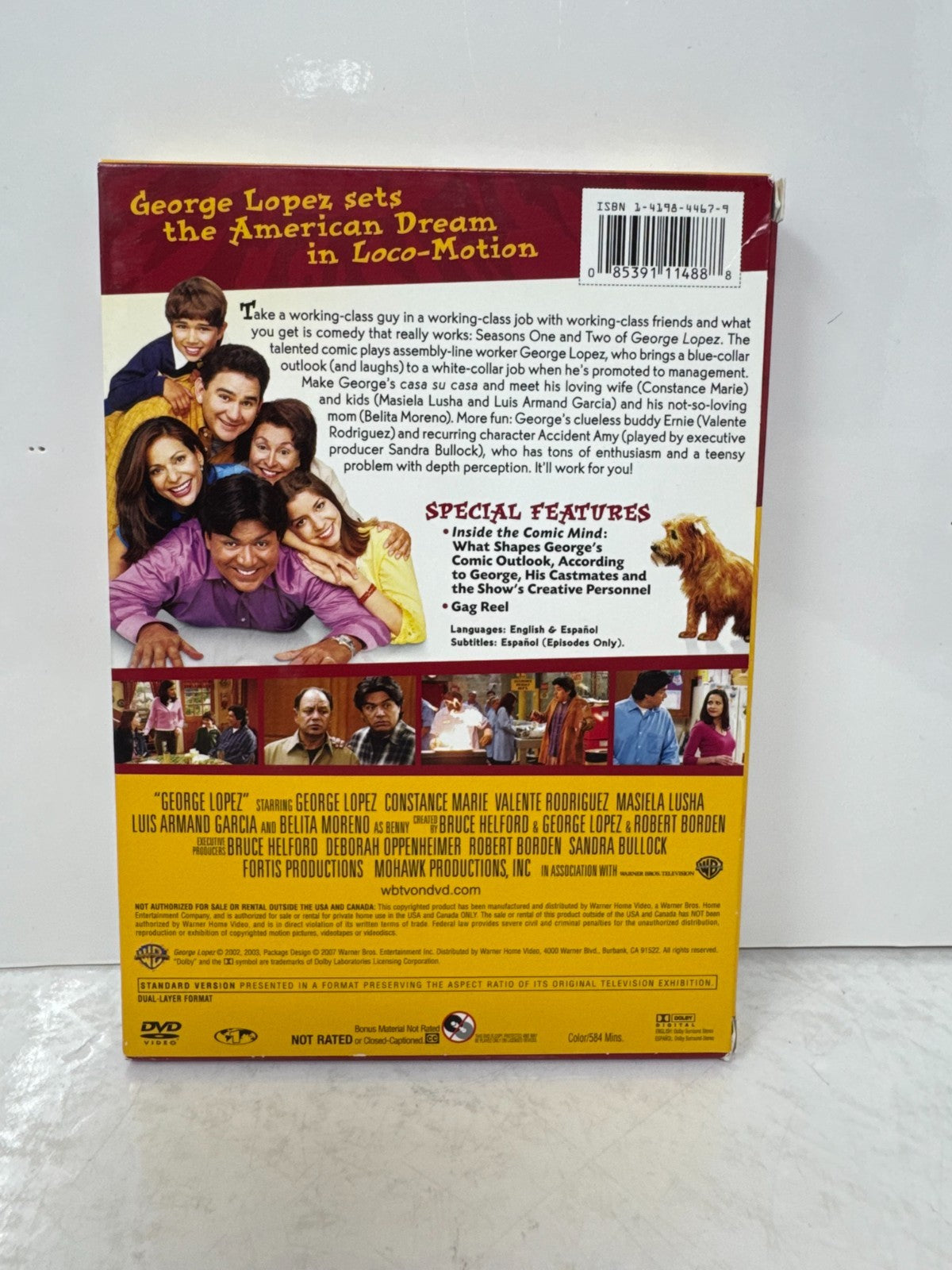 George Lopez: Season 1 & 2 (DVD) TV Series Good Condition!!!