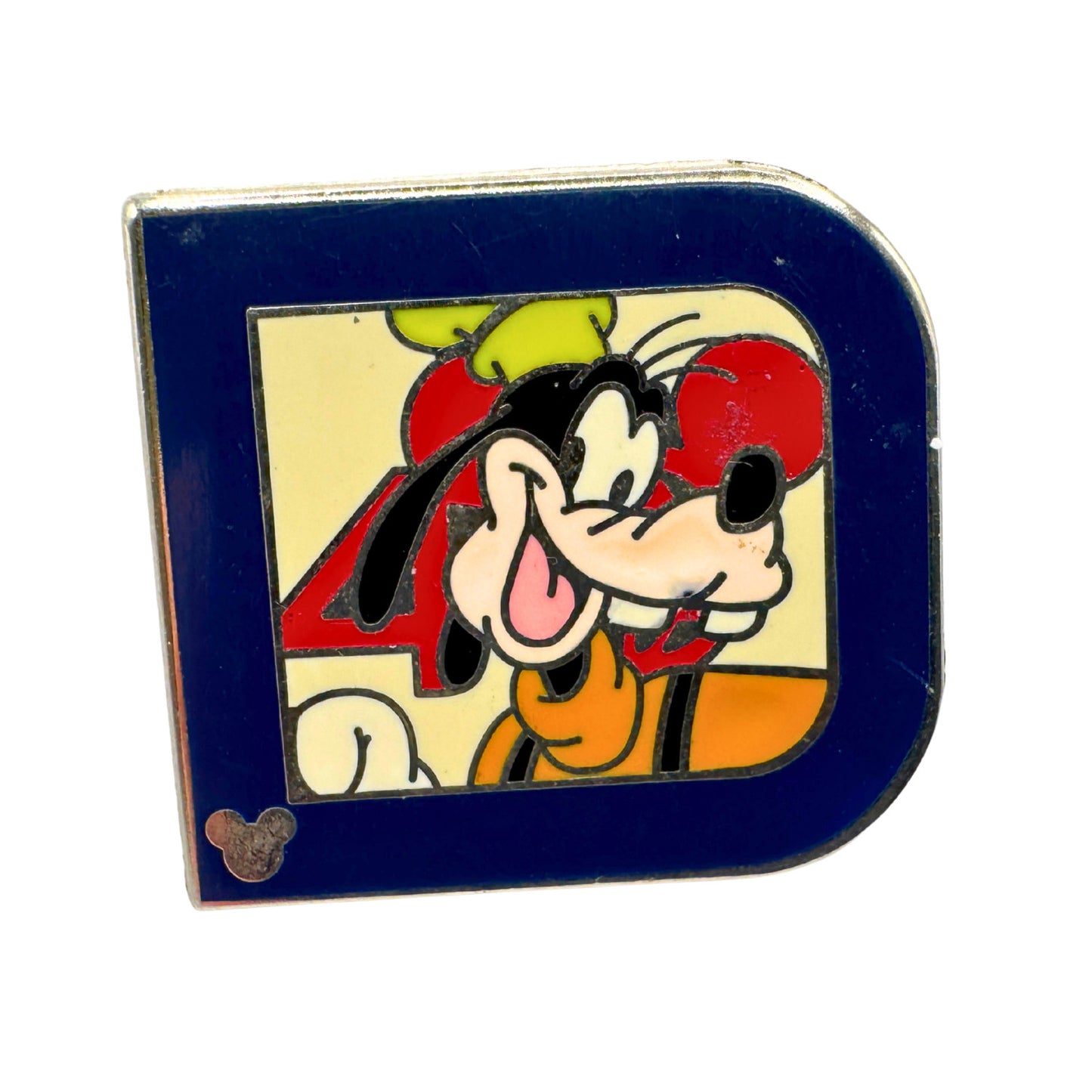 WDW Disney Goofy Retro Classic D Hidden Mickey Trading Pin DC2S8