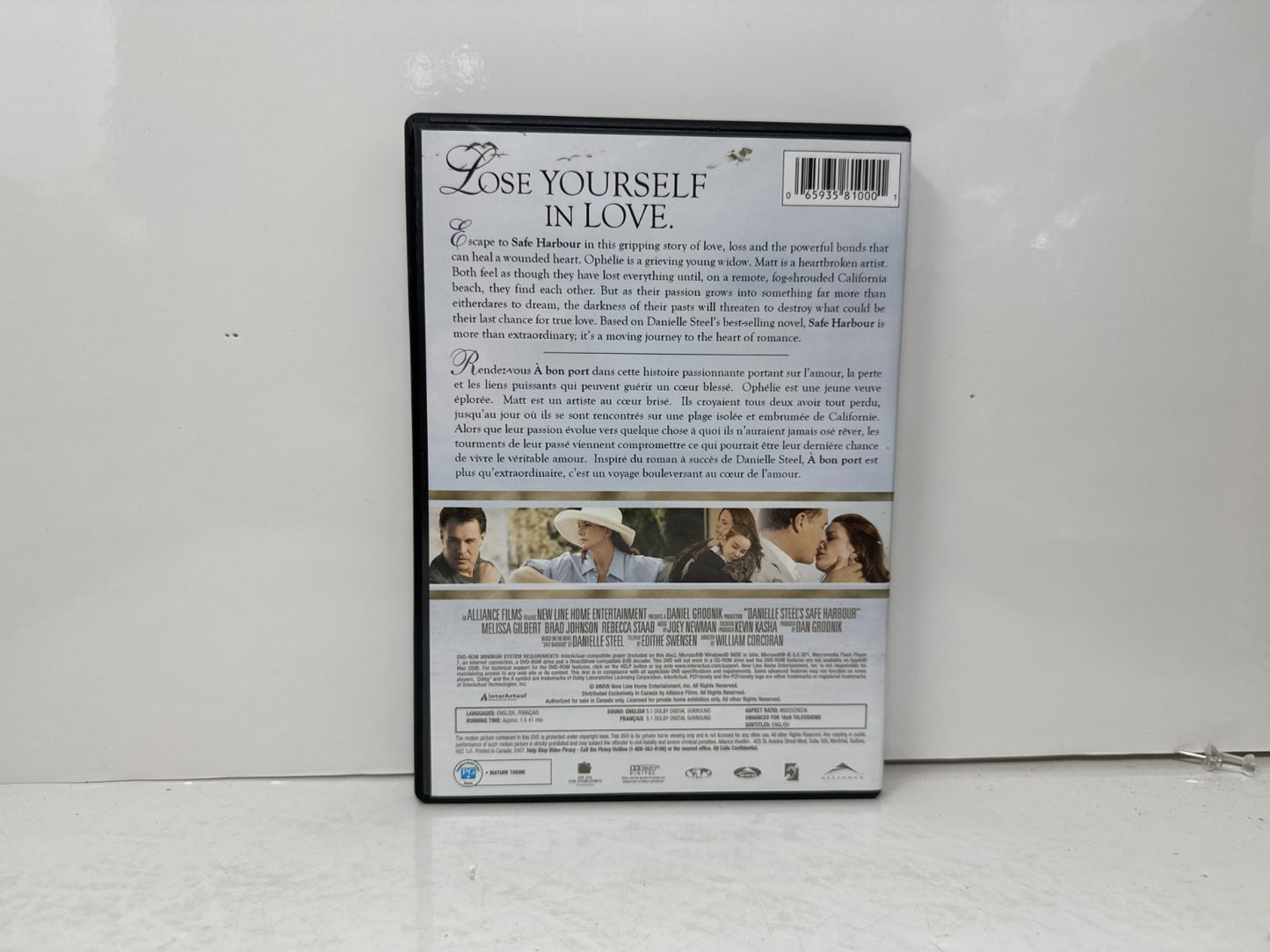 Danielle Steel's Safe Harbour (DVD) Romance Good Condition!!!