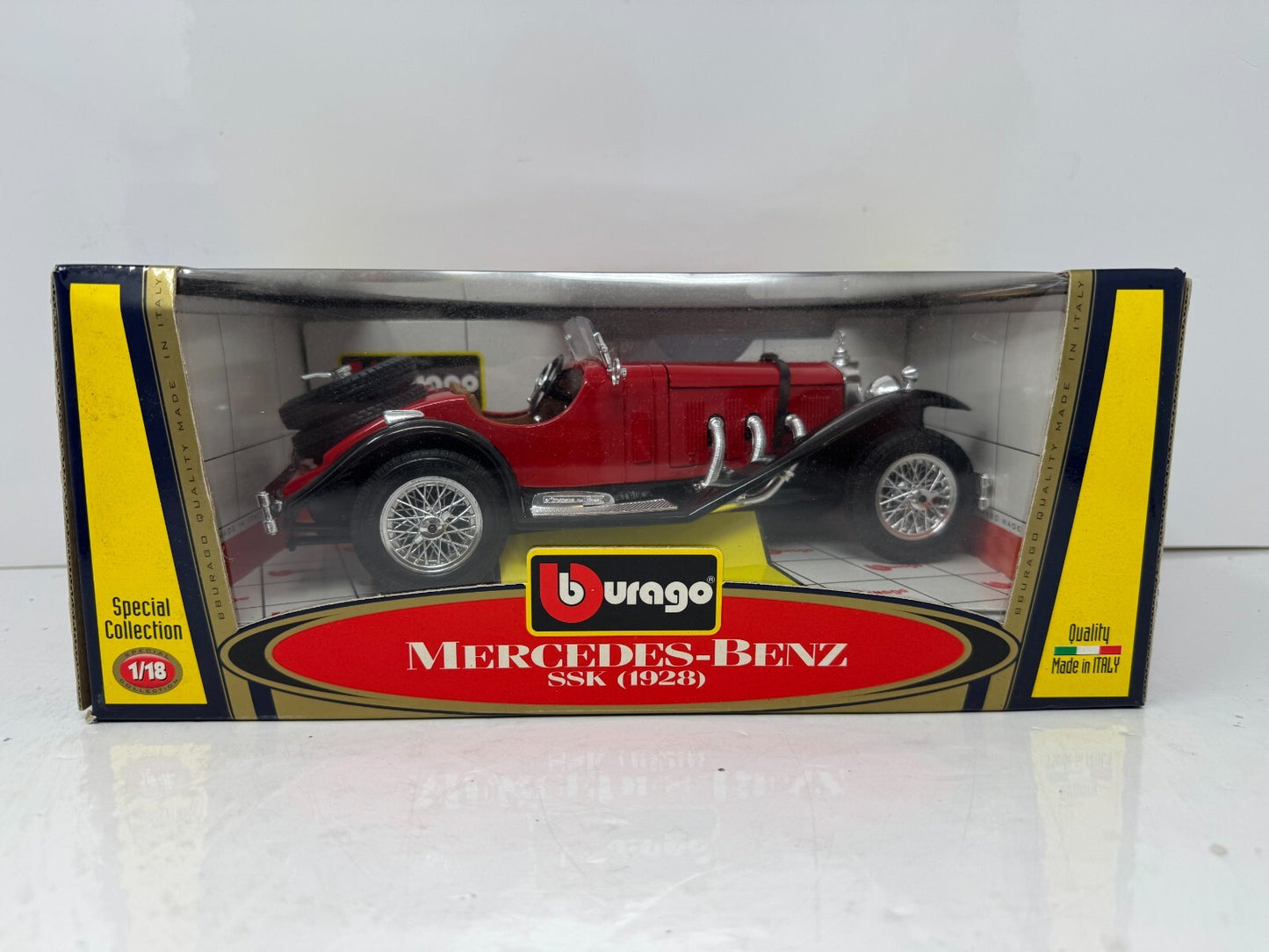 Bburago 1928 Mercedes-Benz SSK Special Collection 1:18 Diecast