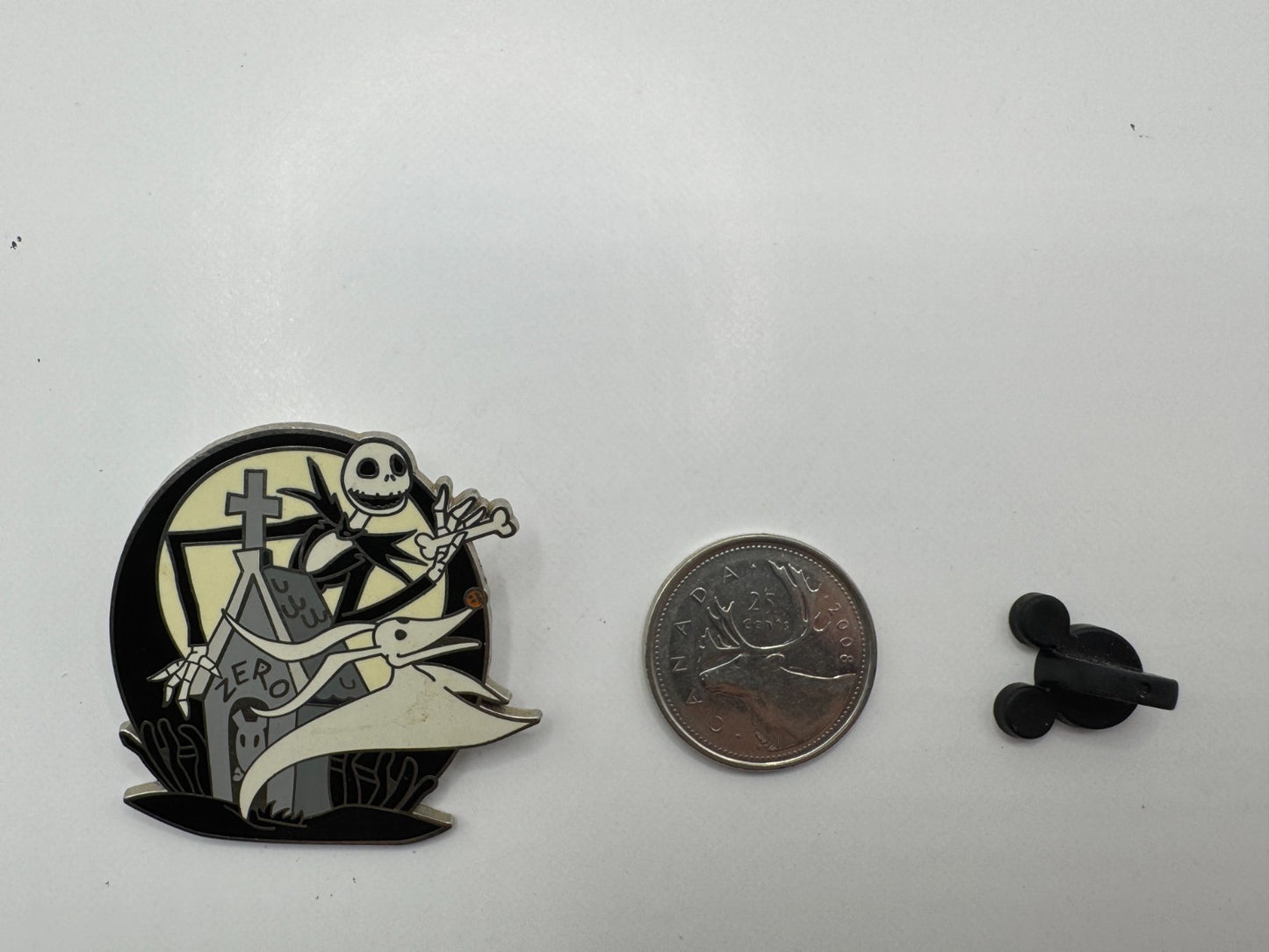 Disney Jack Skellington & Zero Nightmare Before Christmas Trading Pin DC1S4