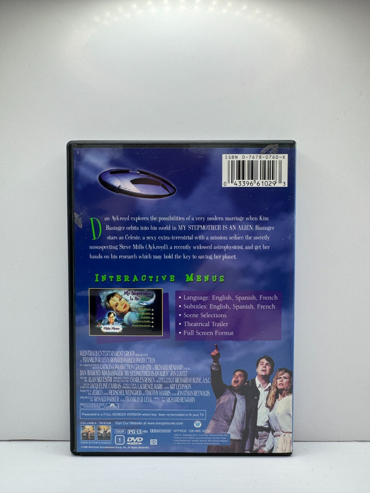 My Stepmother Is an Alien (DVD) Dan Aykroyd Comedy