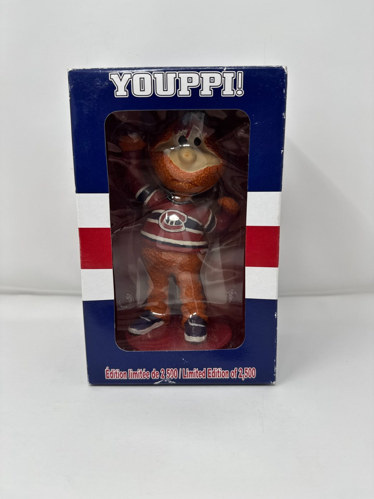 Bobbles USA NHL Montreal Canadiens Montreal Expos Youppi! Mascot Bobblehead