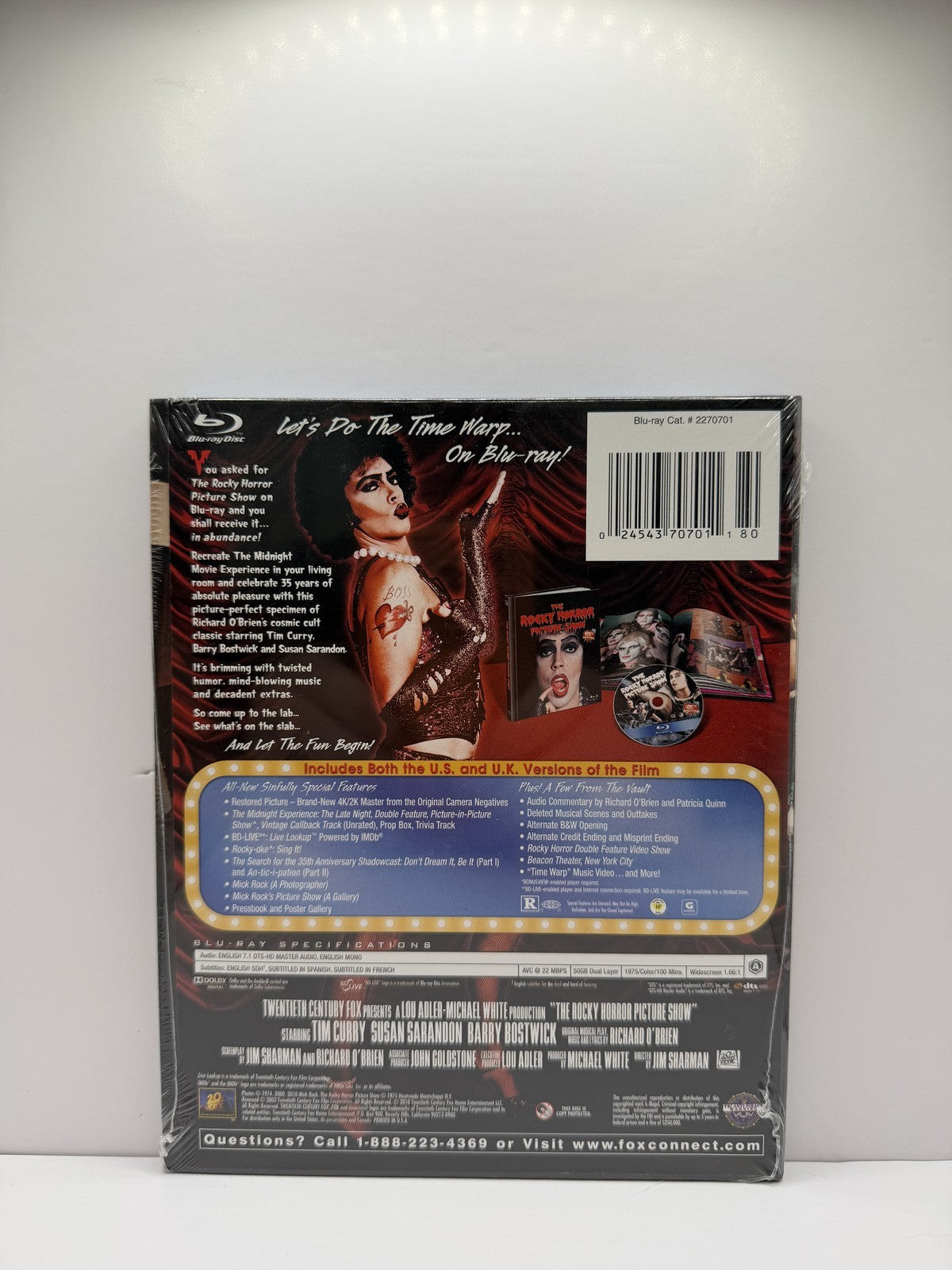 The Rocky Horror Picture Show 35th Anniversary (Blu-ray) Tim Curry