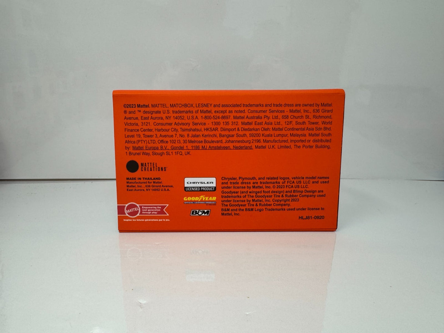 Matchbox Collectors 1962 Plymouth Savoy 1:64 Diecast Mattel Creations