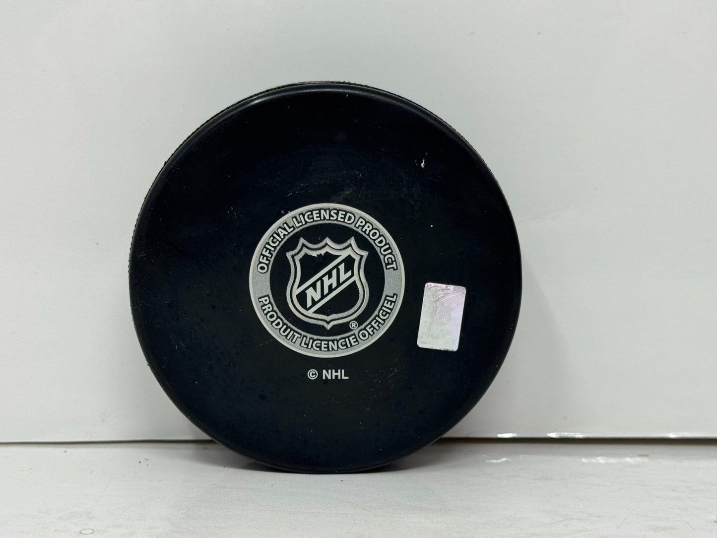 Phillip Danault Chicago Blackhawks Signed NHL Autograph Puck Gold Auto