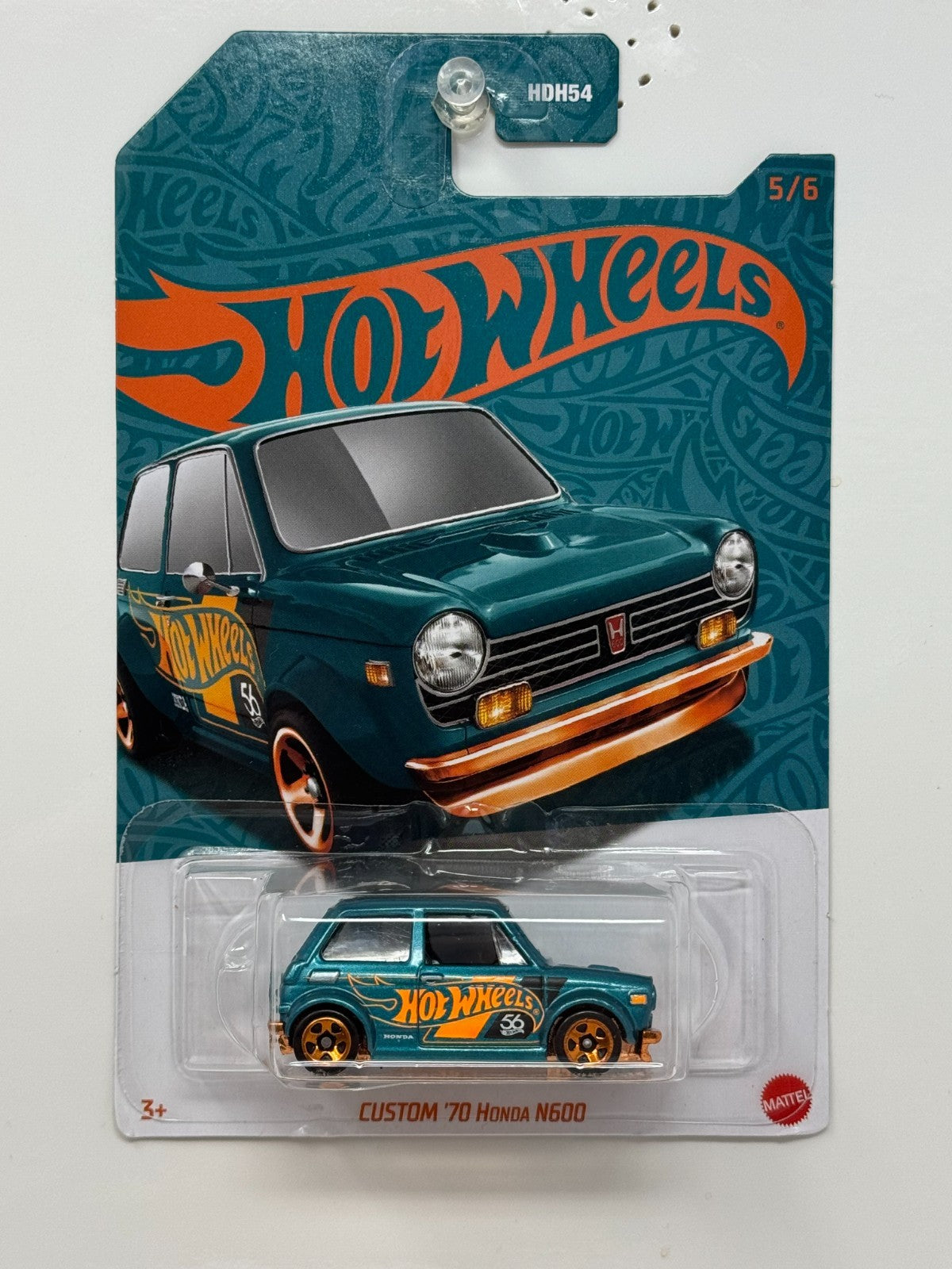 Hot Wheels Pearl & Chrome Custom 1970 Honda N600 JDM 1:64 Diecast