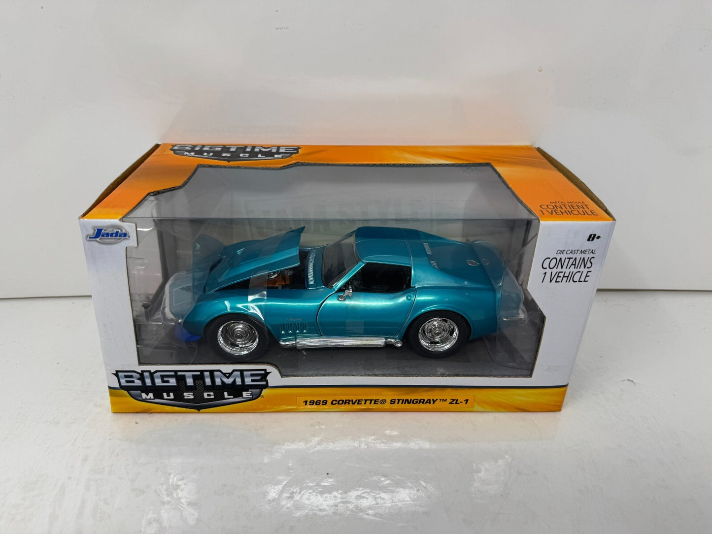 Jada Bigtime Muscle 1969 Chevrolet Corvette Stingray ZL-1 1:24 Diecast