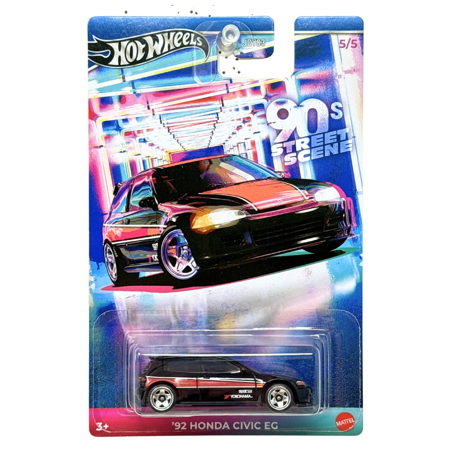 Hot Wheels 90s Street Scene 1992 Honda Civic EG JDM 1:64 Diecast