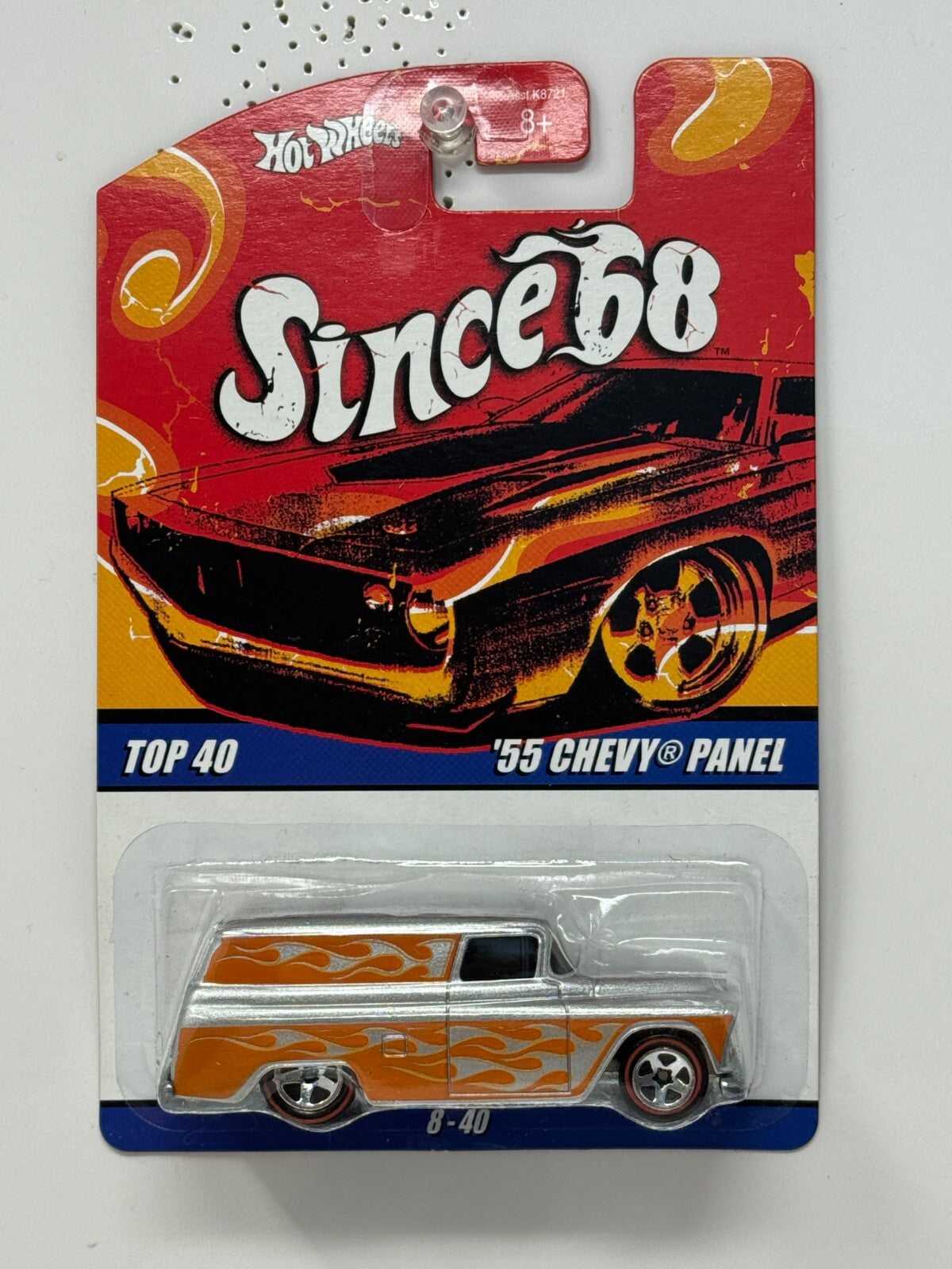 Hot Wheels Since '68 Top 40 1955 Chevy Panel Van 1:64 Diecast