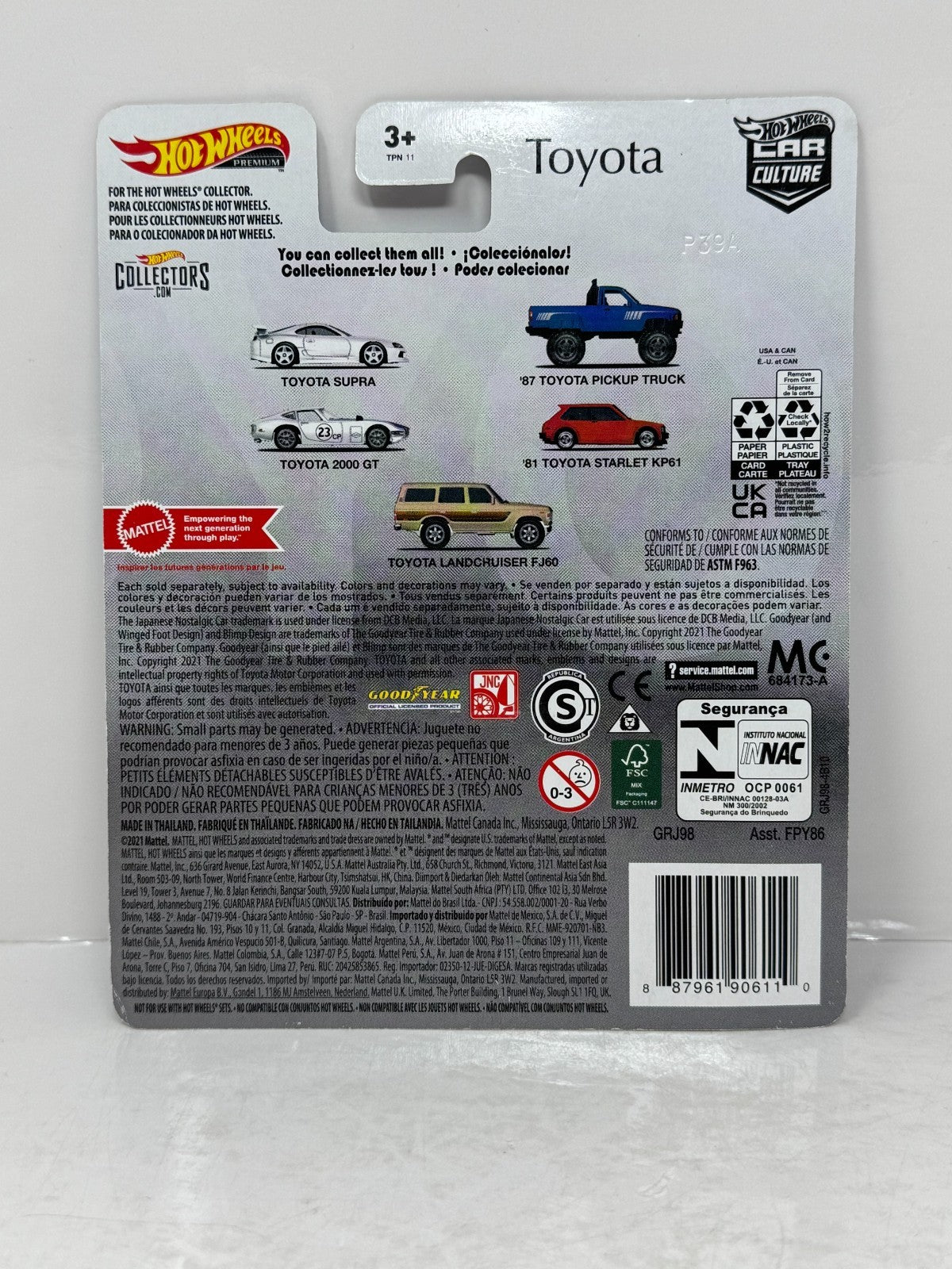 Hot Wheels Premium Car Culture Toyota 2000 GT 1:64 Diecast