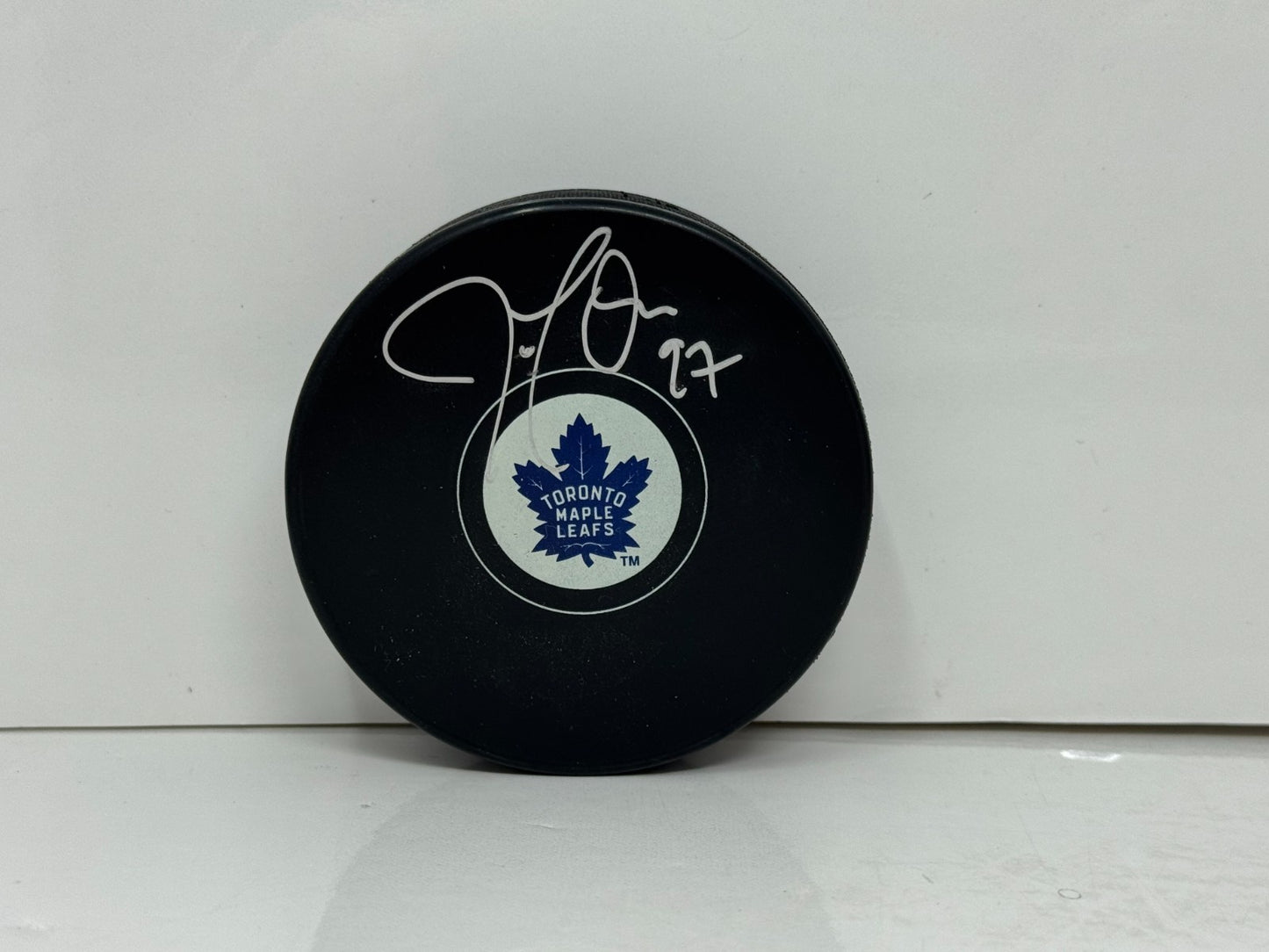 Joe Thornton Toronto Maple Leafs Signed NHL Autograph Puck Silver Auto COA D&A's