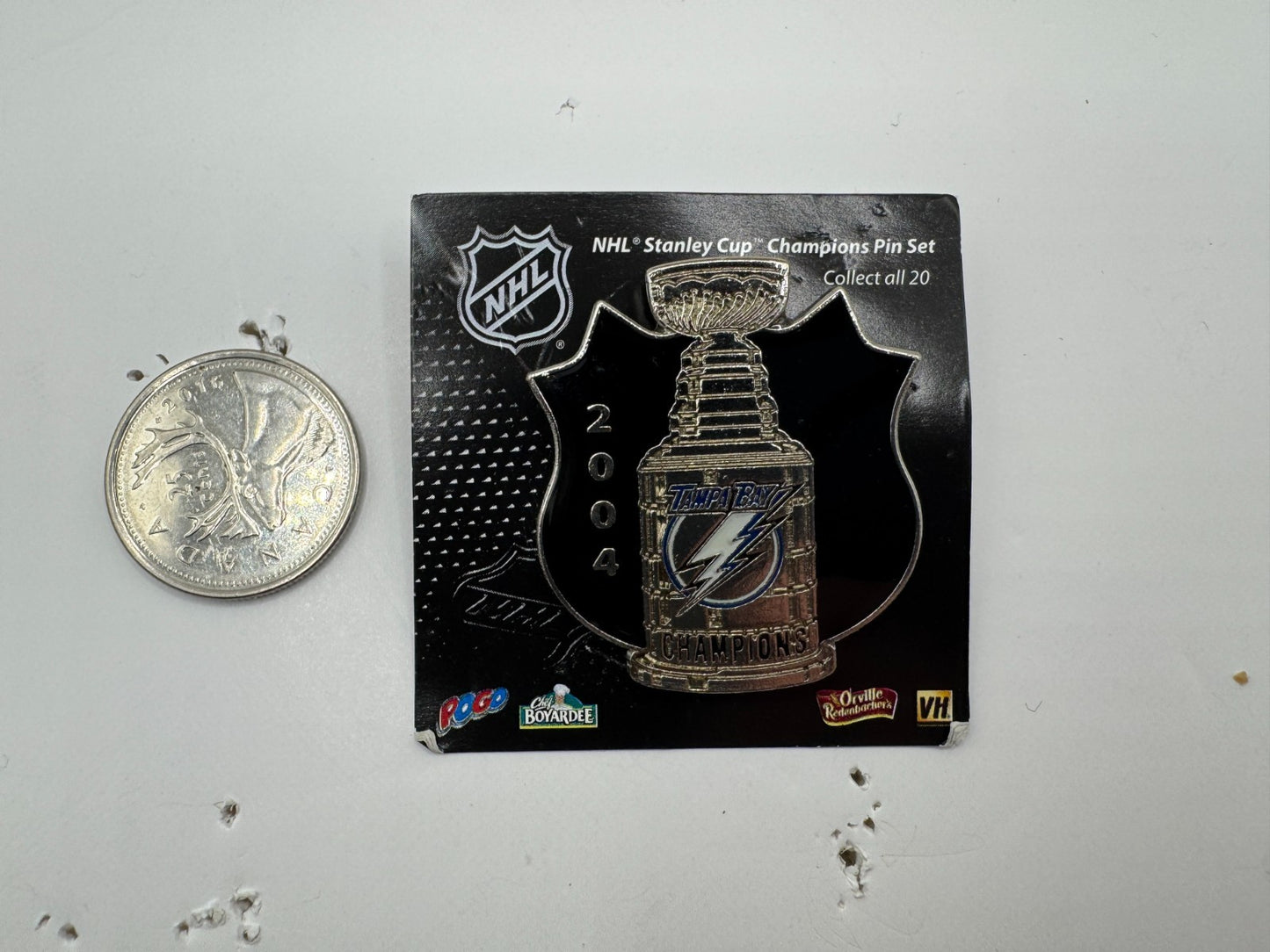 Tampa Bay Lightning 2004 Stanley Cup Champions NHL Lapel Pin