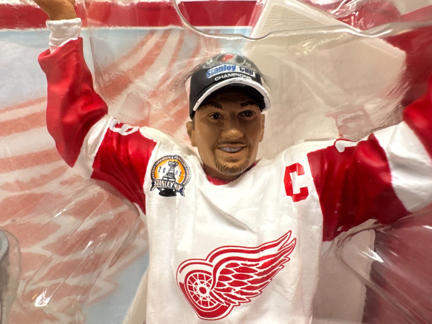 McFarlane NHL Steve Yzerman Detroit Red Wings Series 6 Figure with Stanley Cup