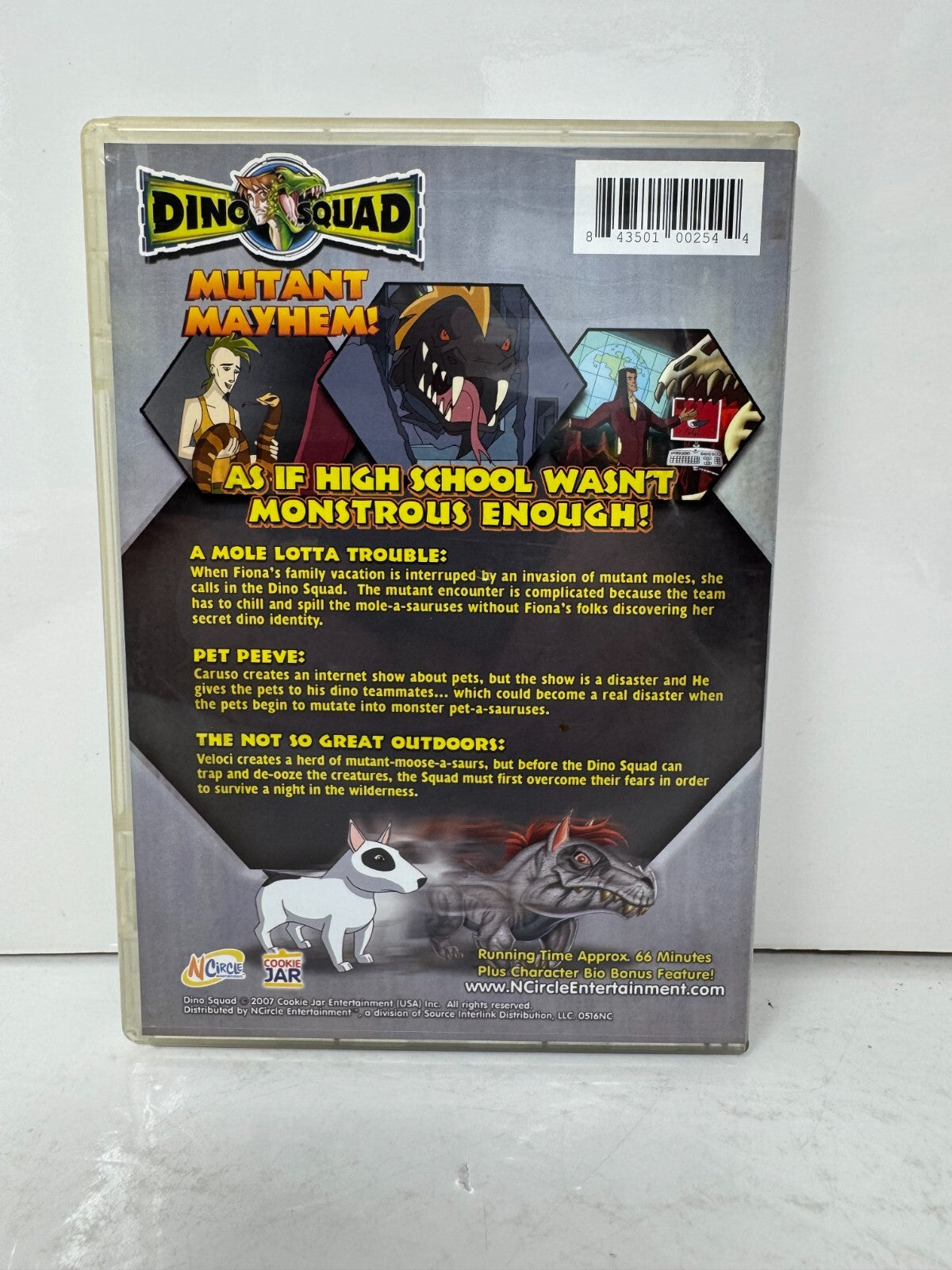 Dino Squad: Mutant Mayhem! (DVD) Kids Cartoon Good Condition!!!